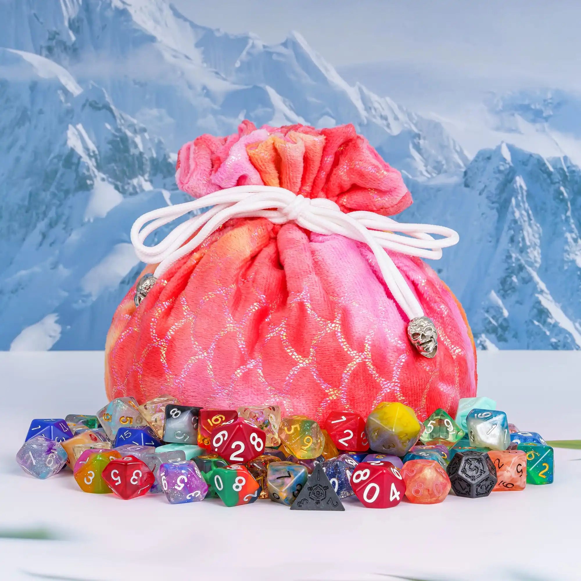 Ethereal Crest – Drawstring Dice Bag