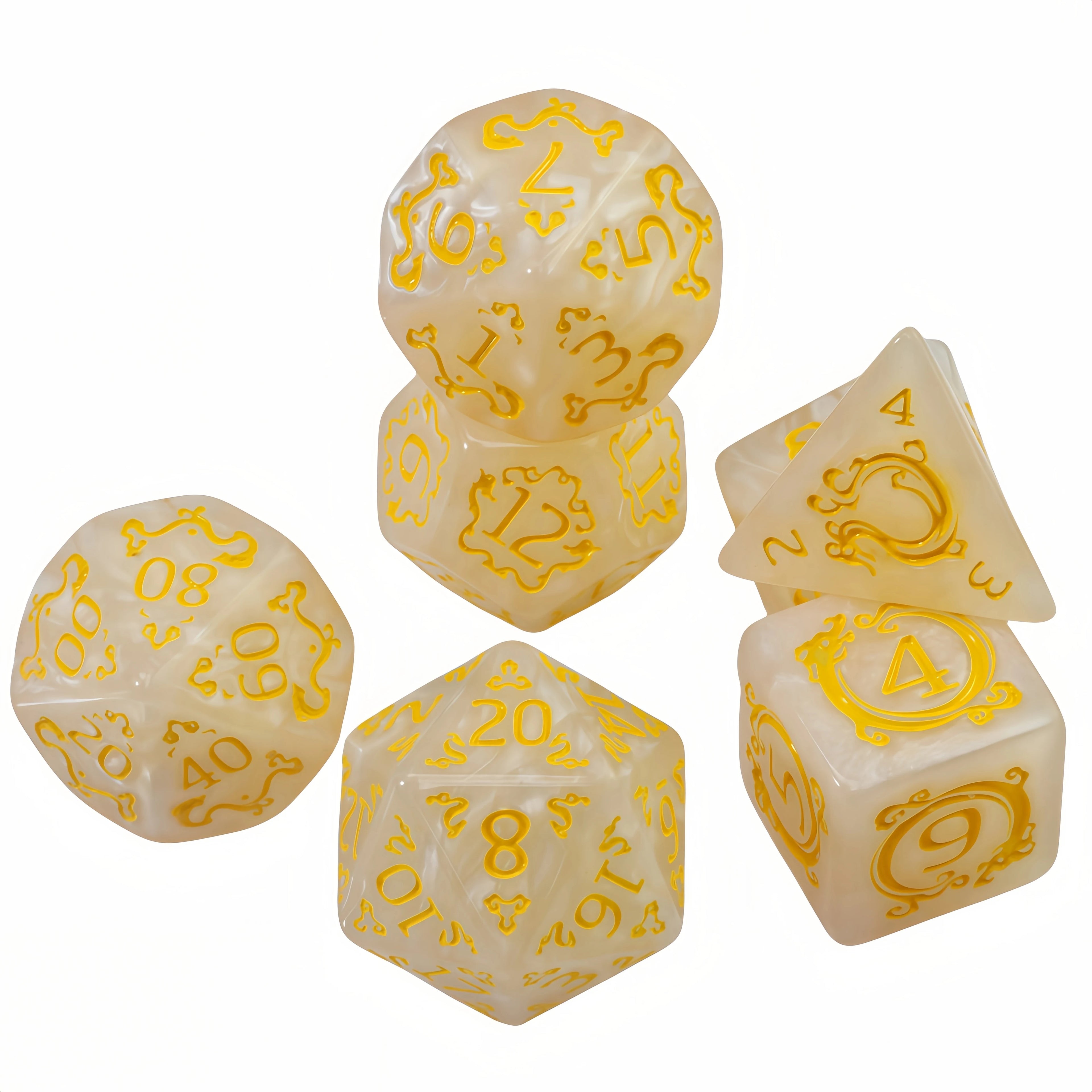 Aethercoast – 7‑Piece Dice Set