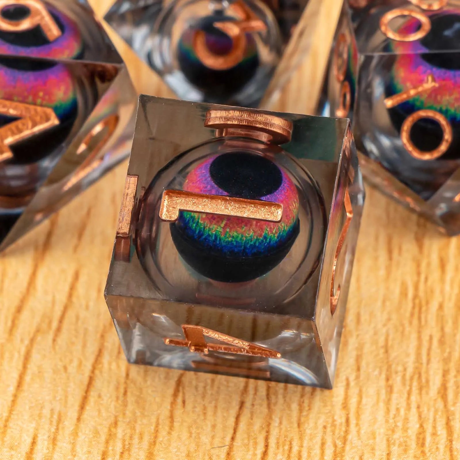 Shadewarden – Liquid‑Core 7‑Piece Dice Set