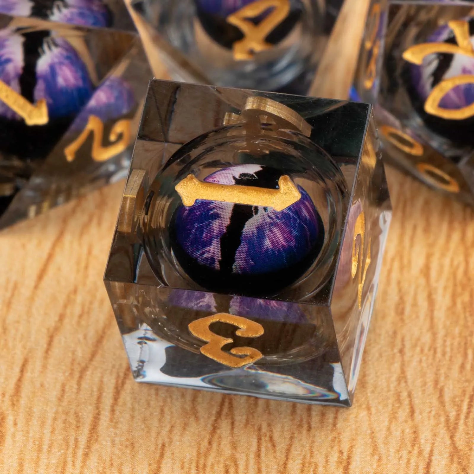 Shadewarden – Liquid‑Core 7‑Piece Dice Set