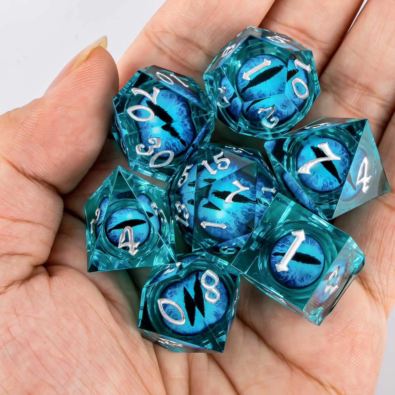 Shadewarden – Liquid‑Core 7‑Piece Dice Set