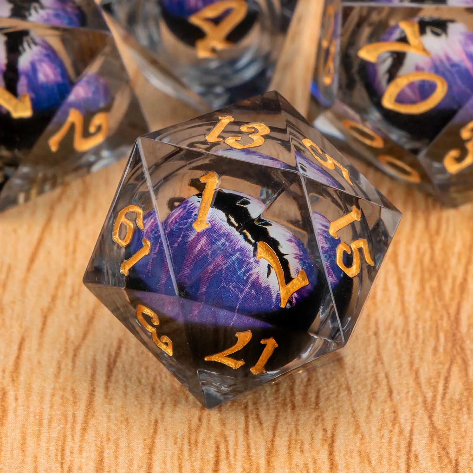 Shadewarden – Liquid‑Core 7‑Piece Dice Set