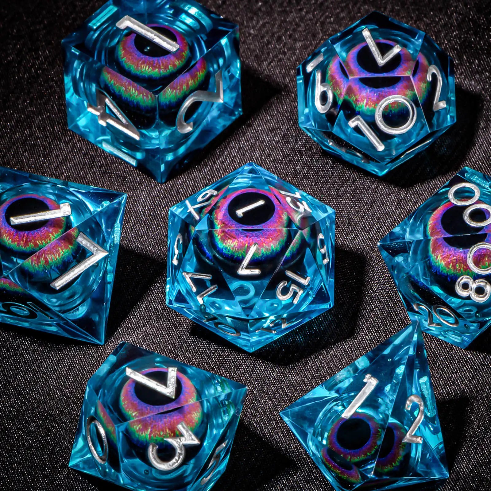 Shadewarden – Liquid‑Core 7‑Piece Dice Set