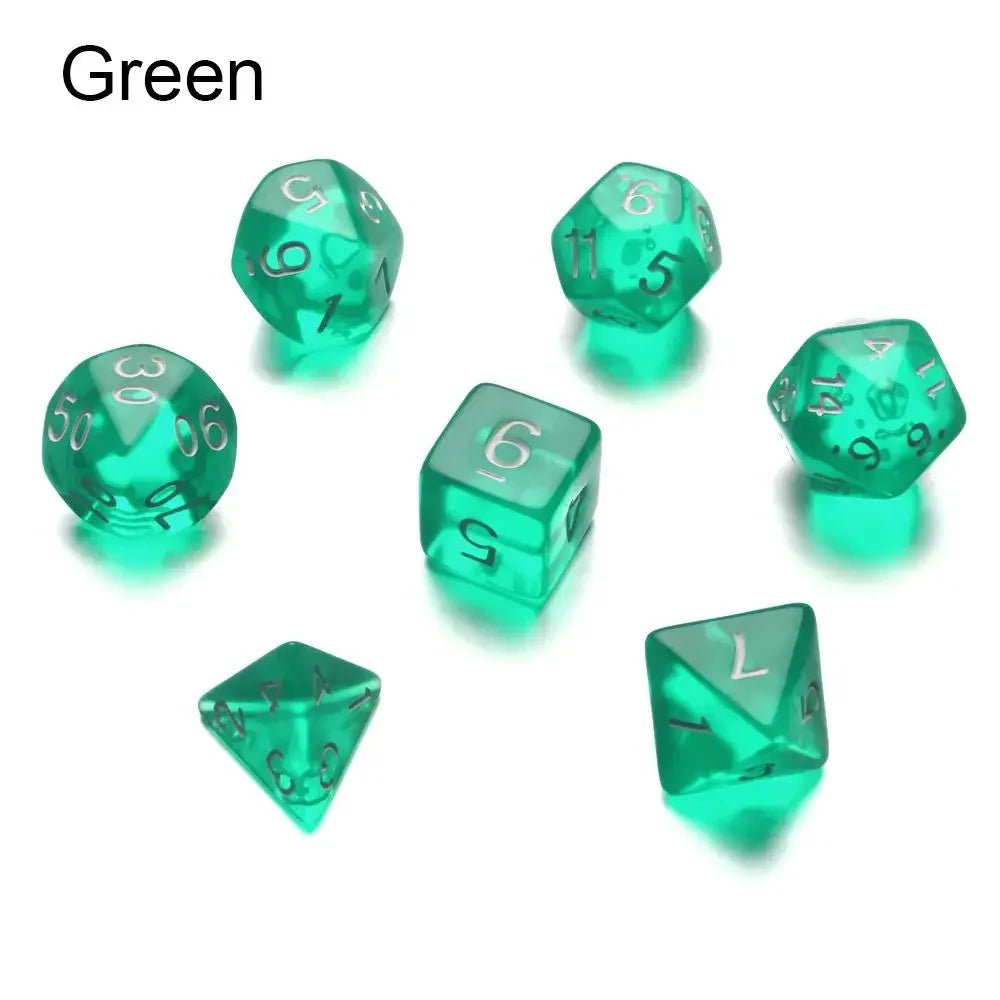 Infernal Aegis – 7‑Piece Dice Set