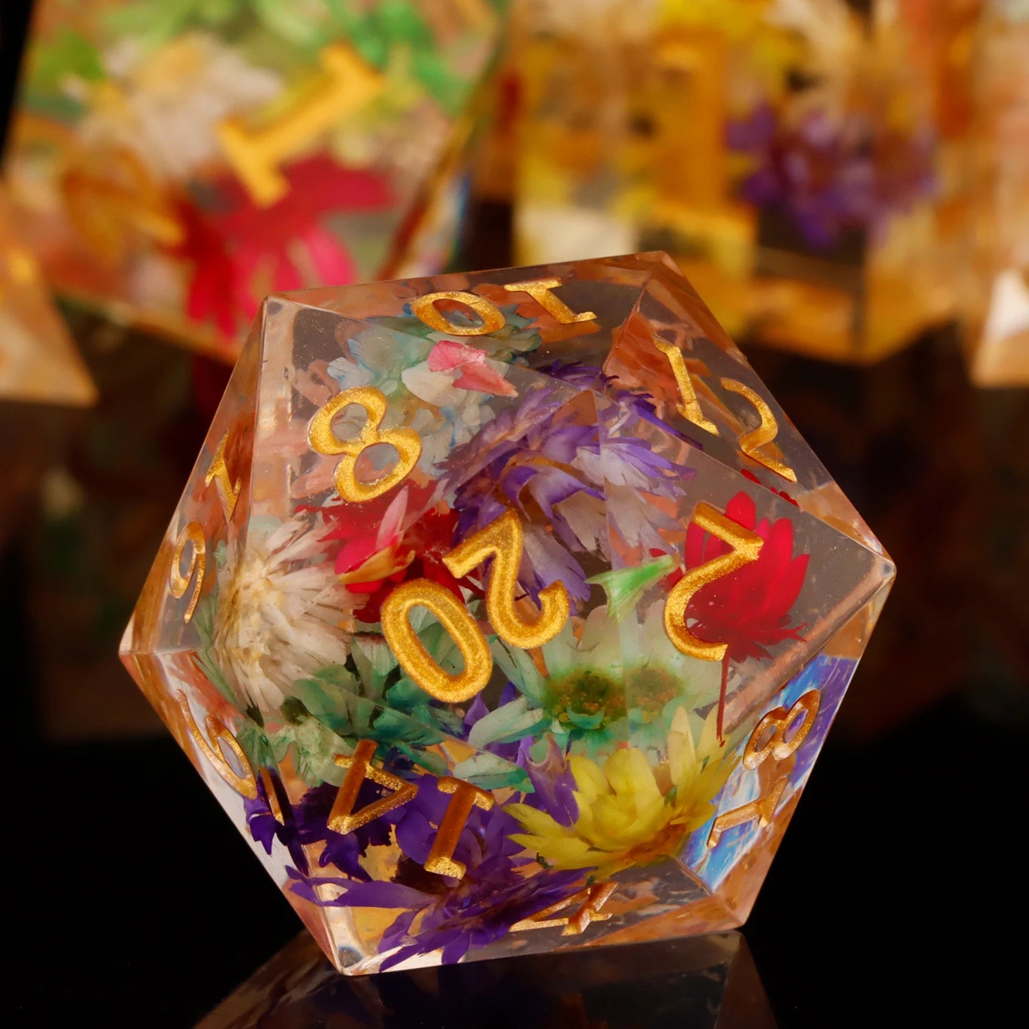 Shadewarden – Liquid‑Core 7‑Piece Dice Set