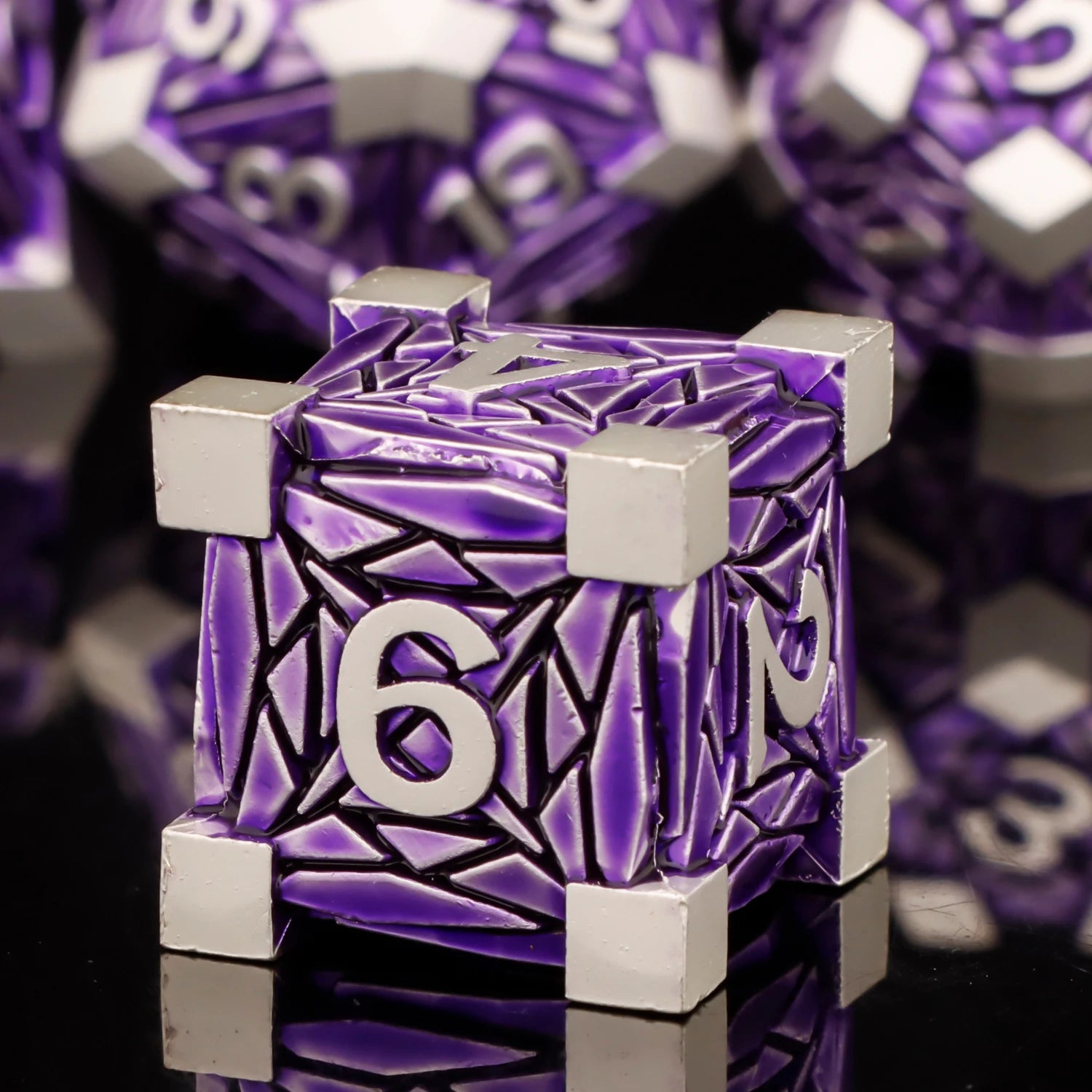 Shadewarden – Liquid‑Core 7‑Piece Dice Set