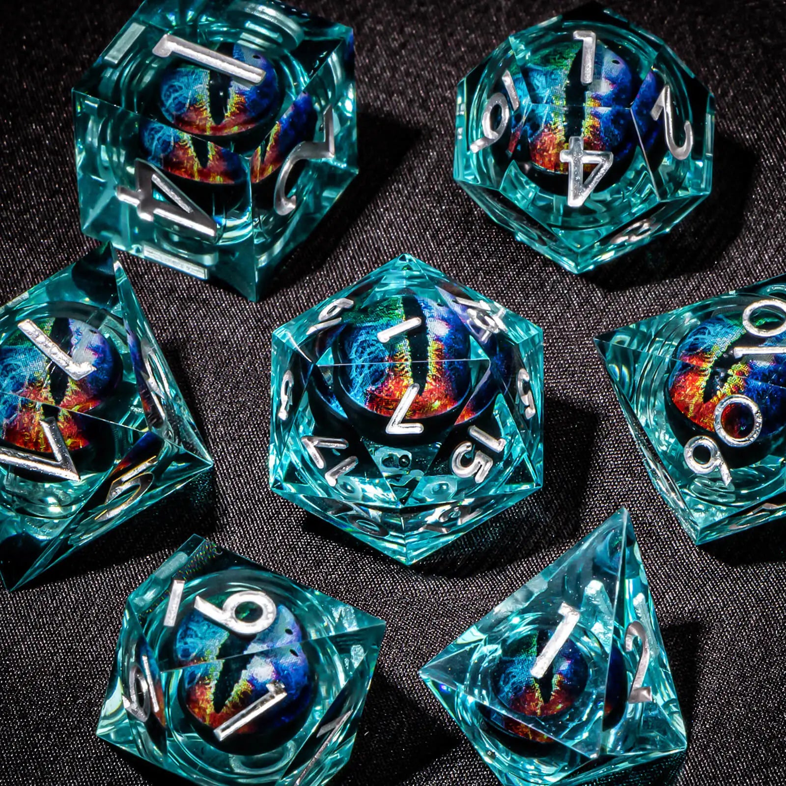 Shadewarden – Liquid‑Core 7‑Piece Dice Set