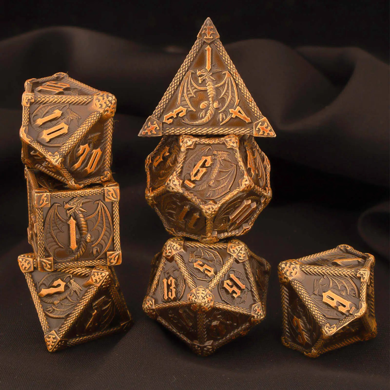 Ethereal Forge – 7‑Piece Dice Set