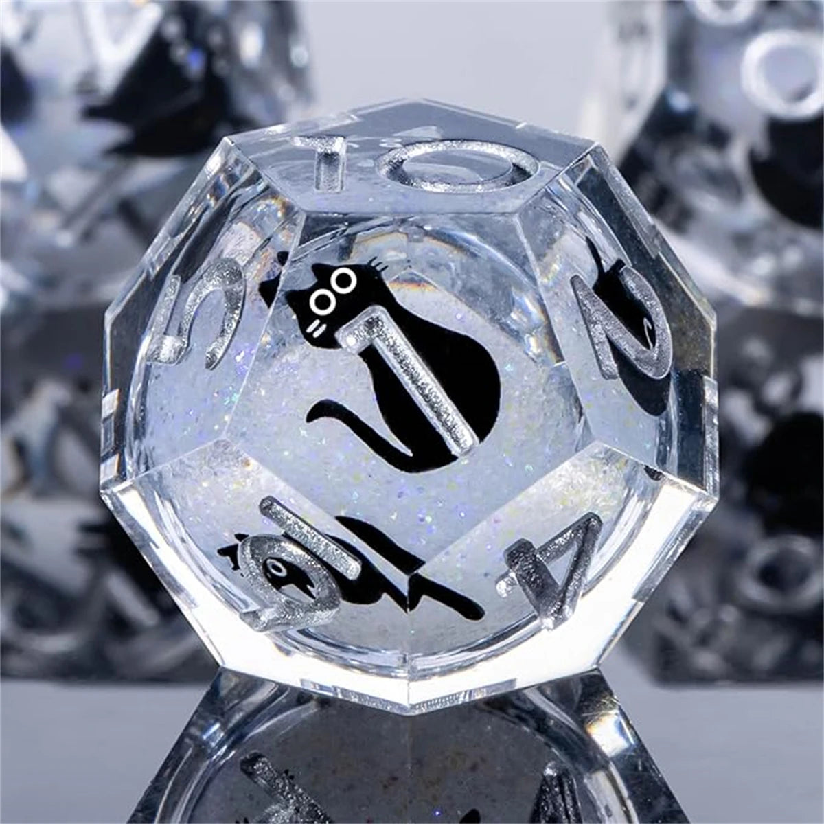 Arcane Spire – Liquid‑Core 7‑Piece Dice Set