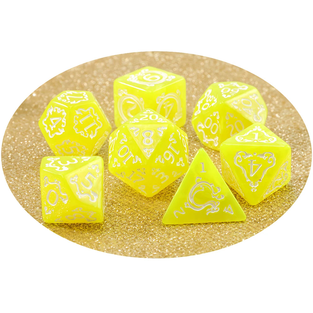 Aethercoast – 7‑Piece Dice Set