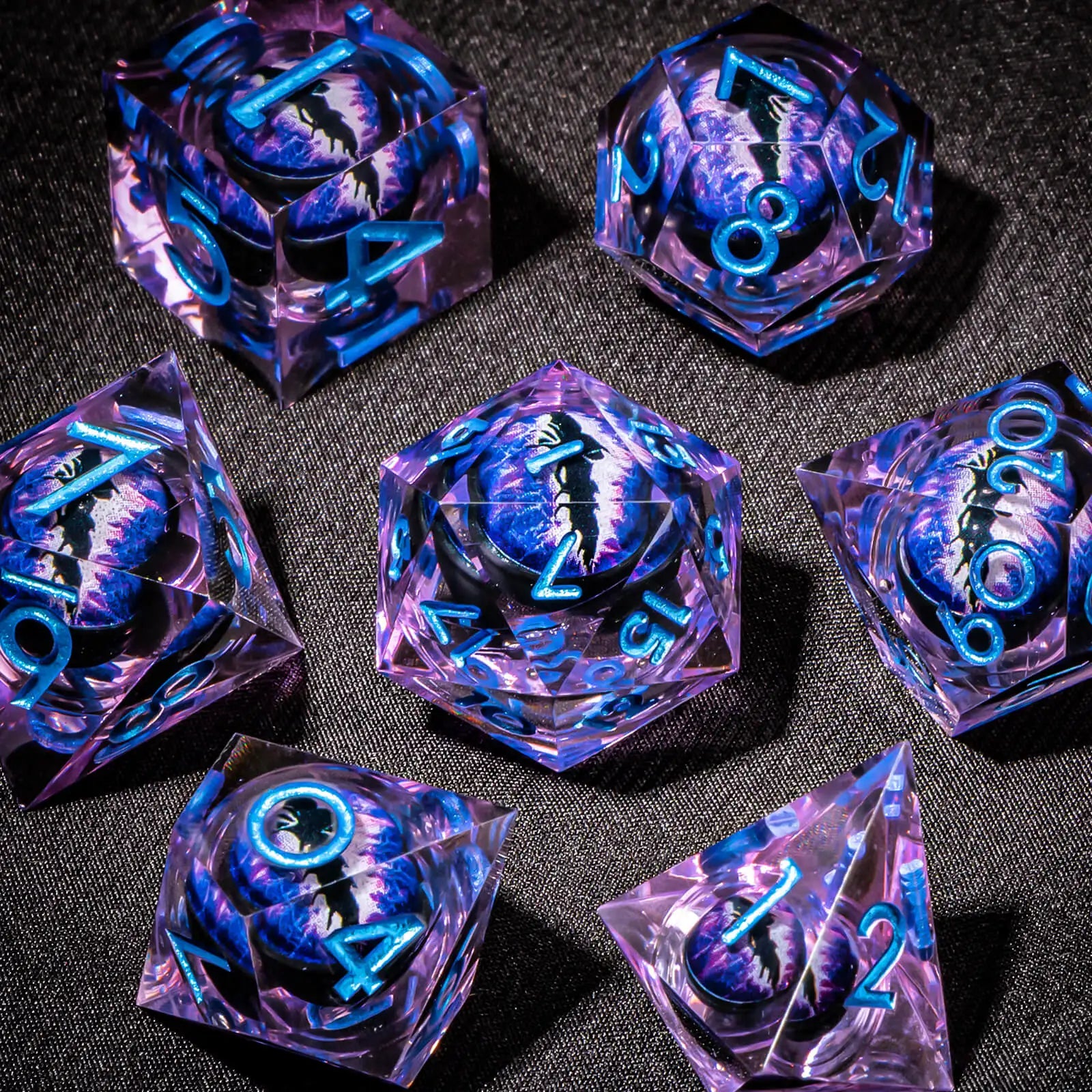 Shadewarden – Liquid‑Core 7‑Piece Dice Set