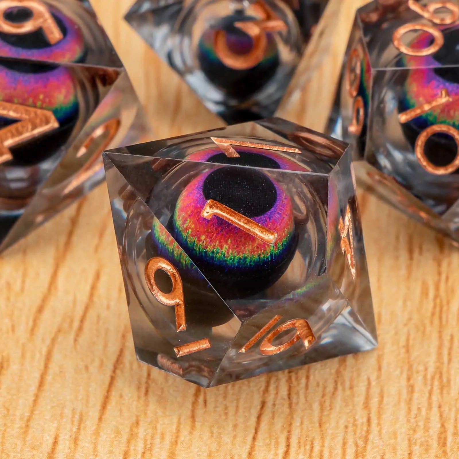 Shadewarden – Liquid‑Core 7‑Piece Dice Set
