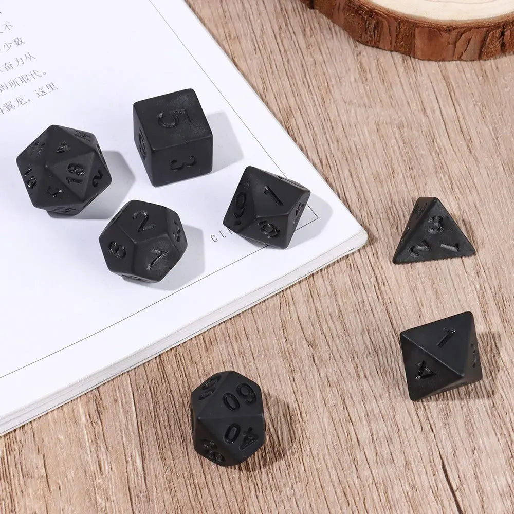 Arcane Veil – 7‑Piece Dice Set