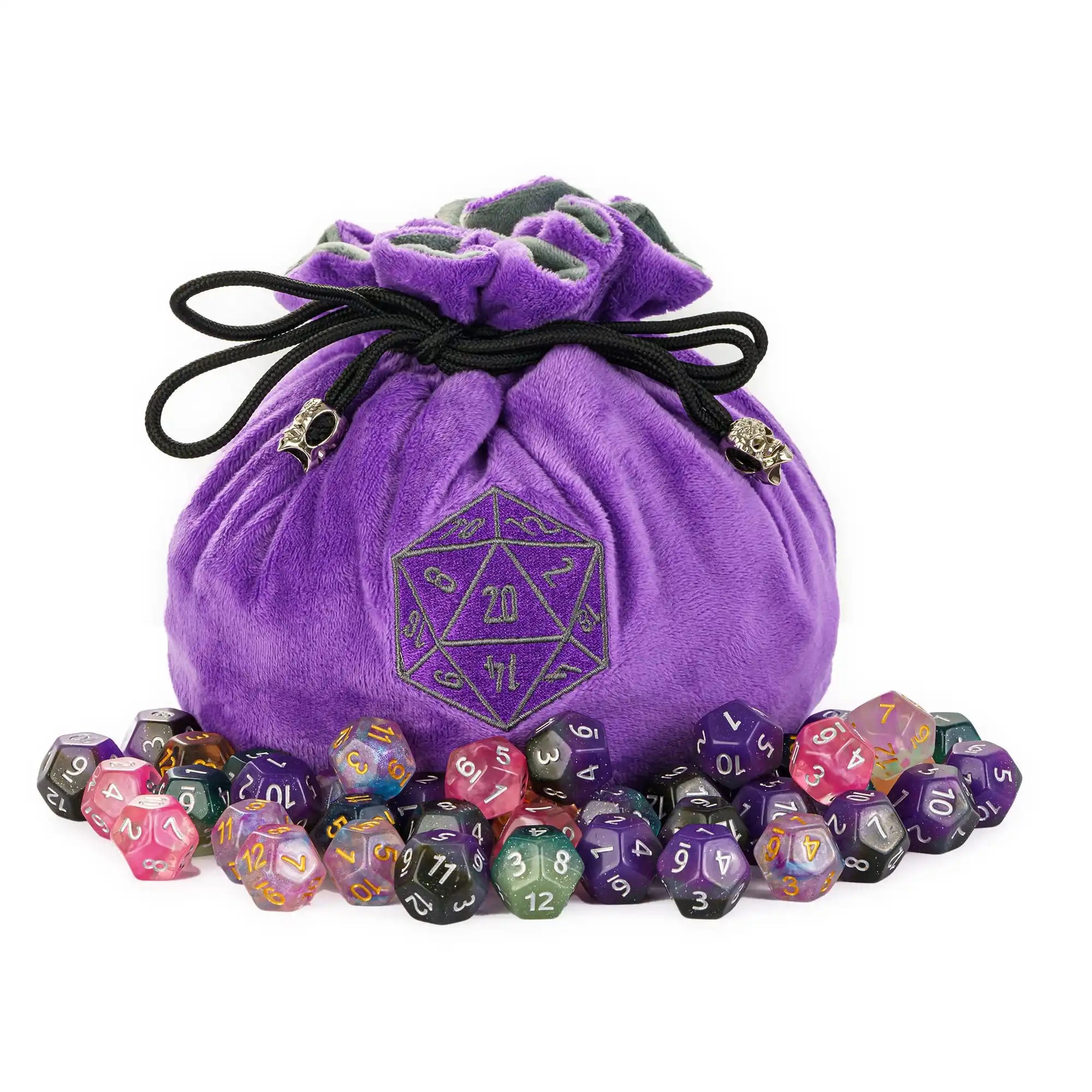 Ethereal Crest – Drawstring Dice Bag