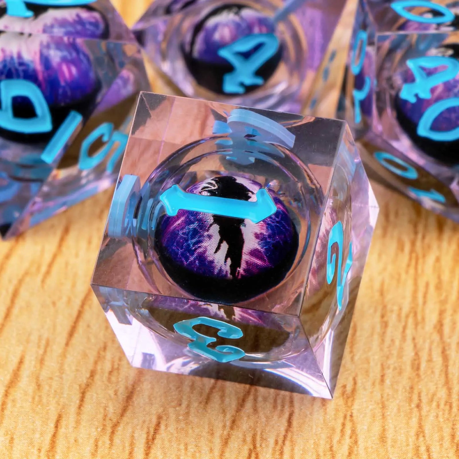 Shadewarden – Liquid‑Core 7‑Piece Dice Set