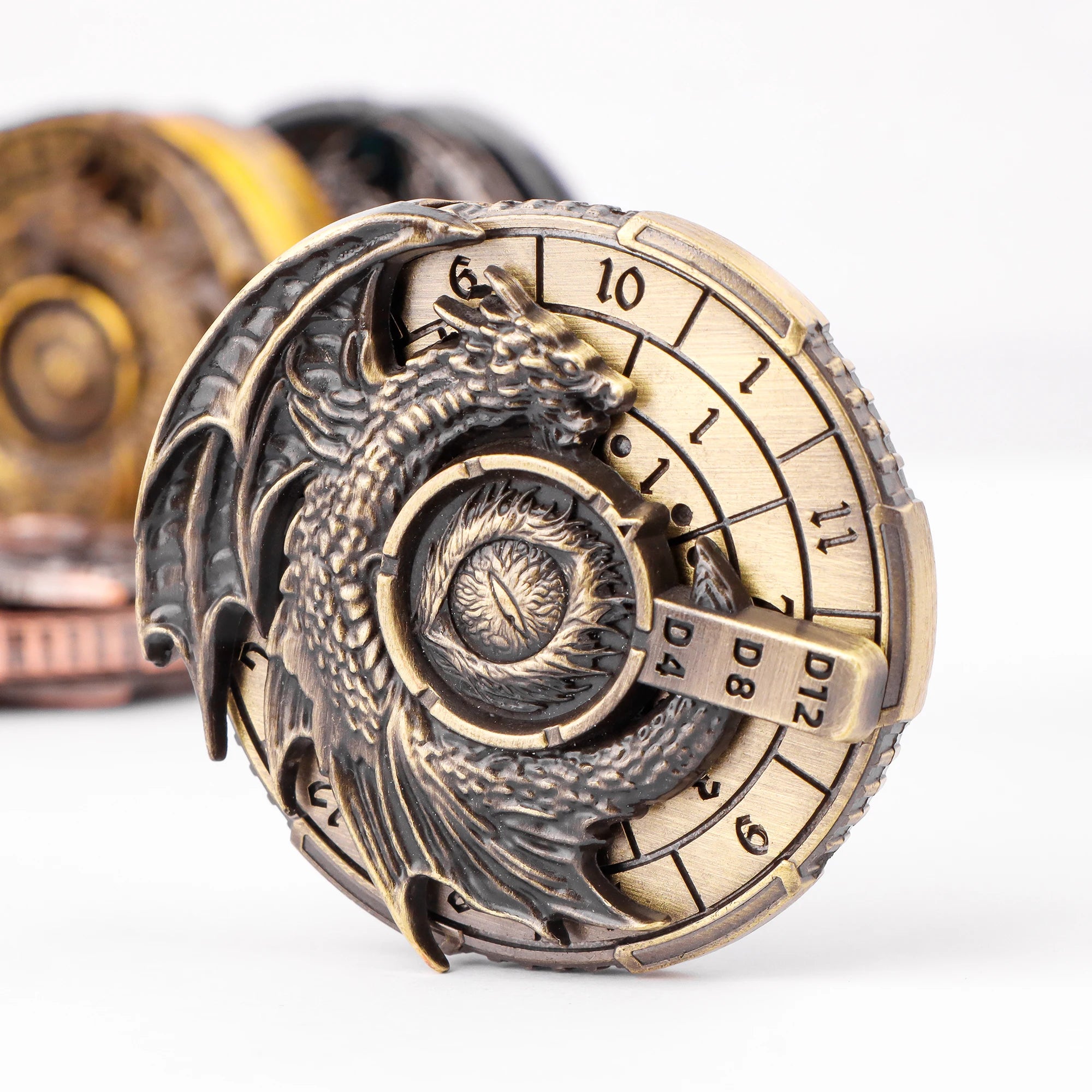 Golden Forge 7-in-1 Spinner Dice Set