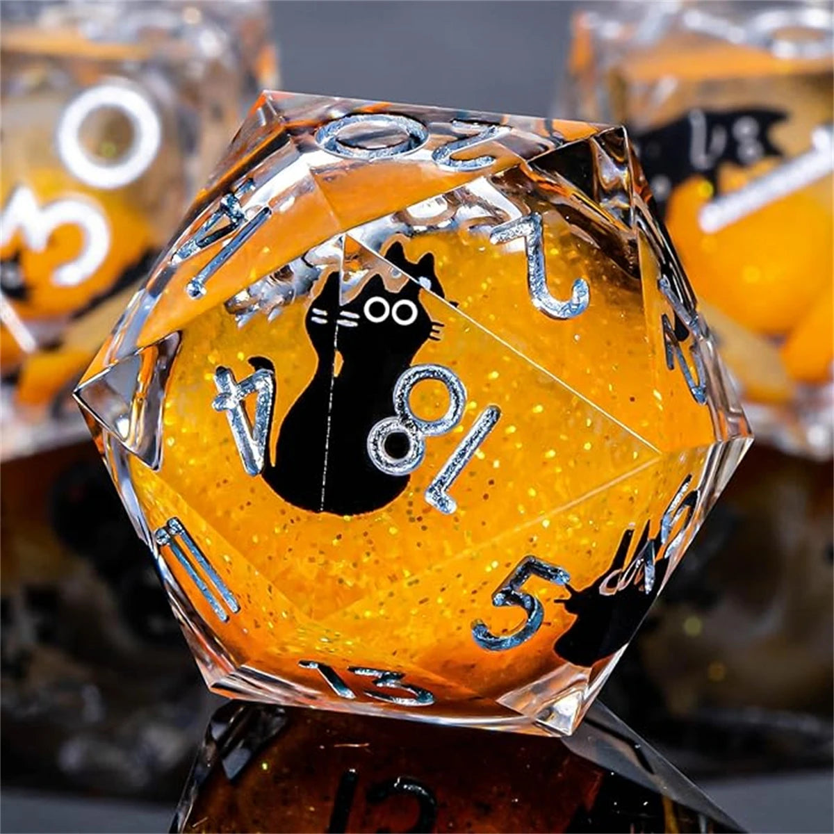 Arcane Spire – Liquid‑Core 7‑Piece Dice Set