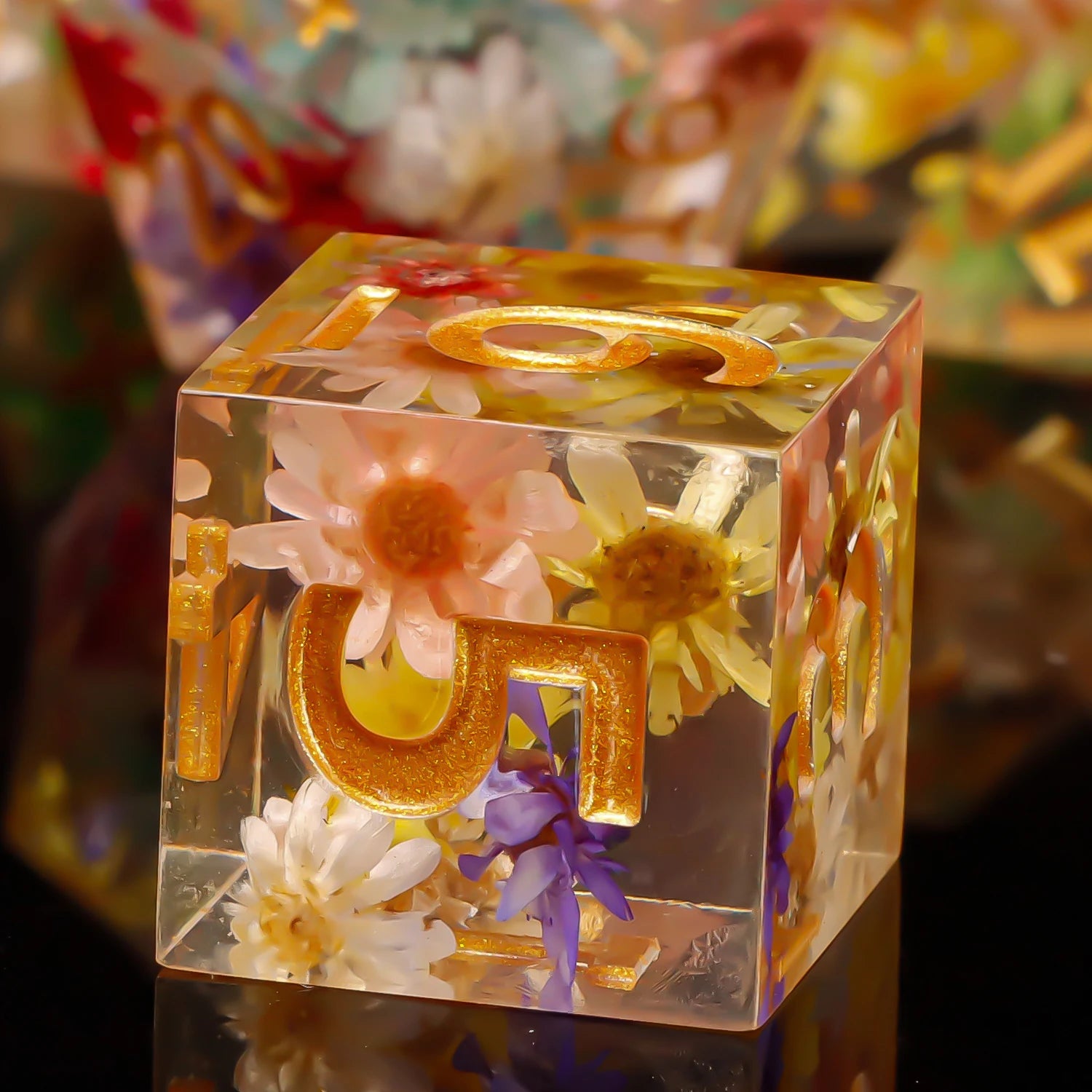 Shadewarden – Liquid‑Core 7‑Piece Dice Set