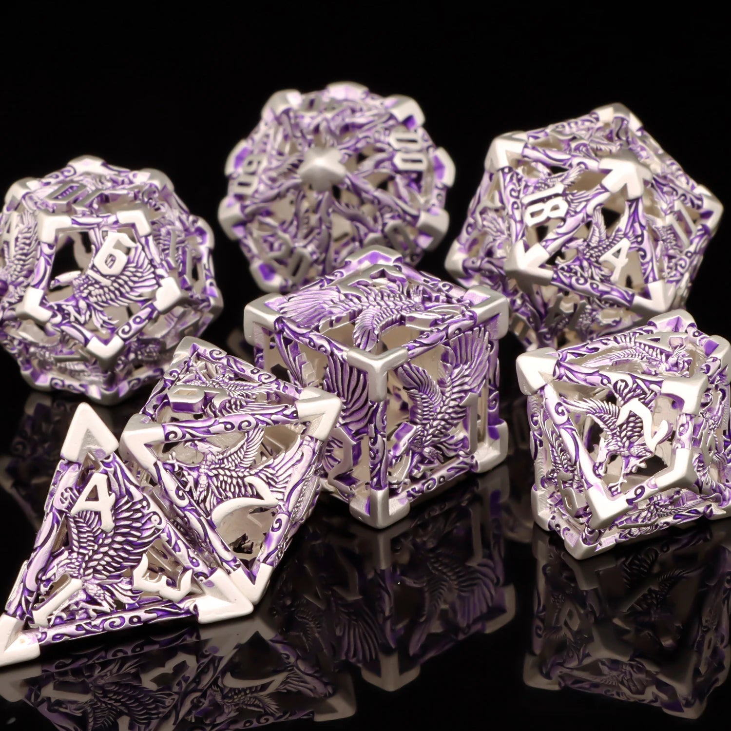 Shadewarden – Liquid‑Core 7‑Piece Dice Set