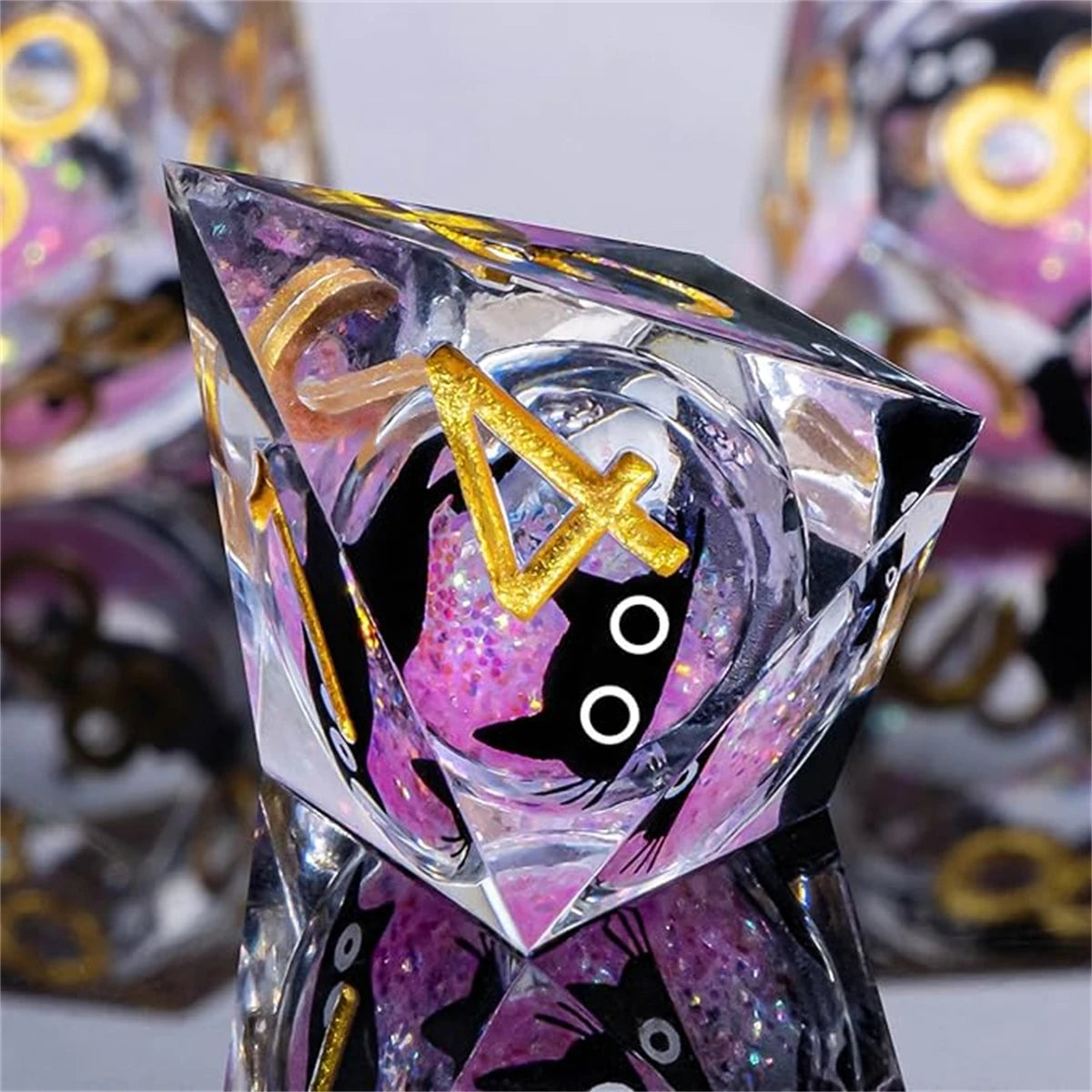 Arcane Spire – Liquid‑Core 7‑Piece Dice Set