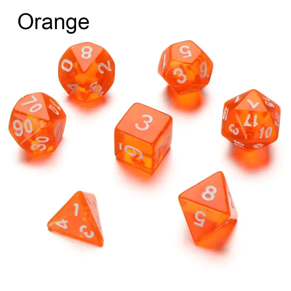 Infernal Aegis – 7‑Piece Dice Set
