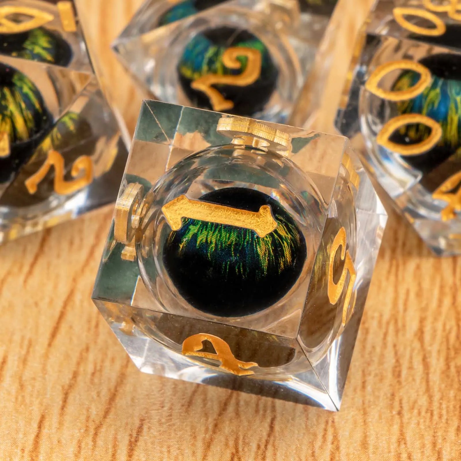 Shadewarden – Liquid‑Core 7‑Piece Dice Set