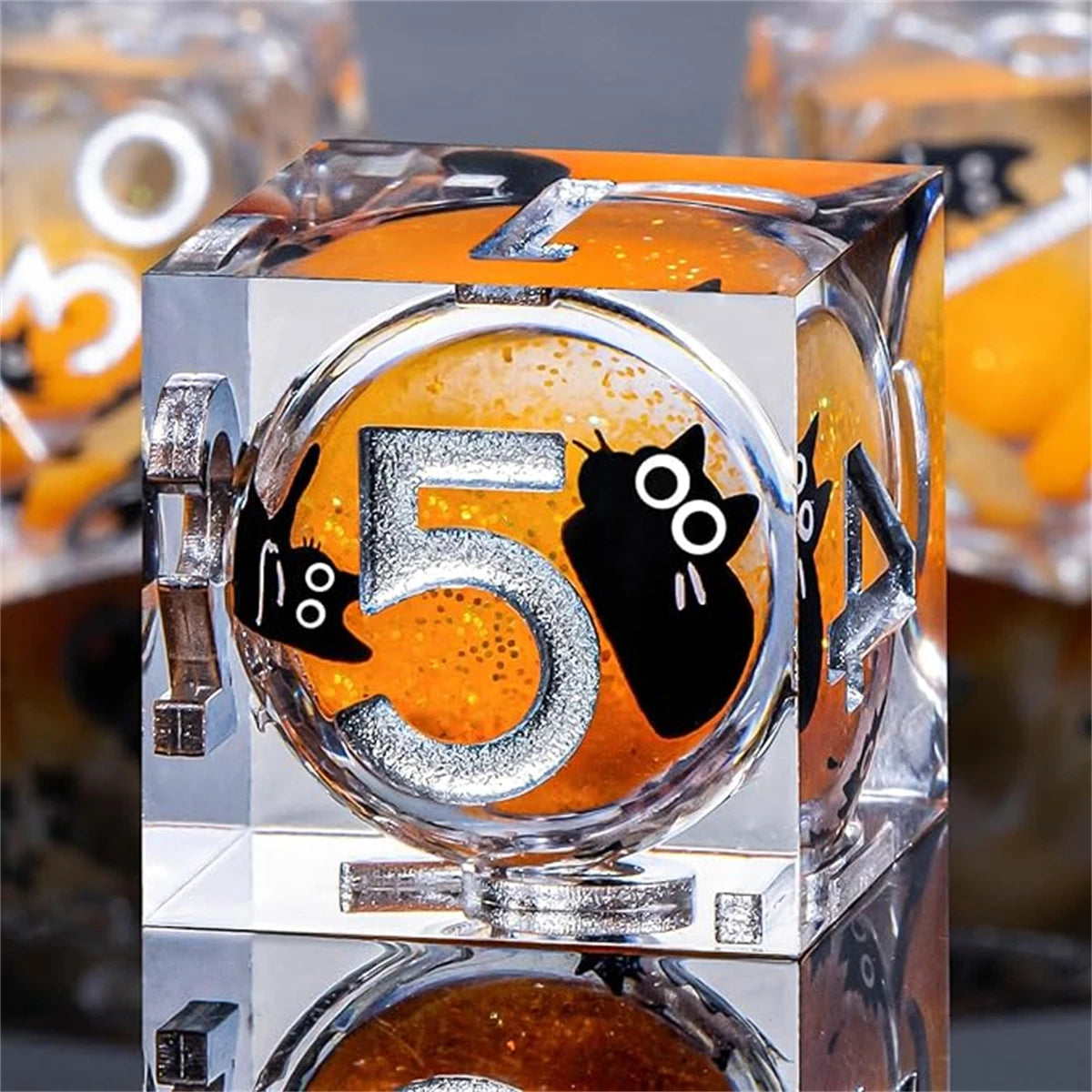 Arcane Spire – Liquid‑Core 7‑Piece Dice Set