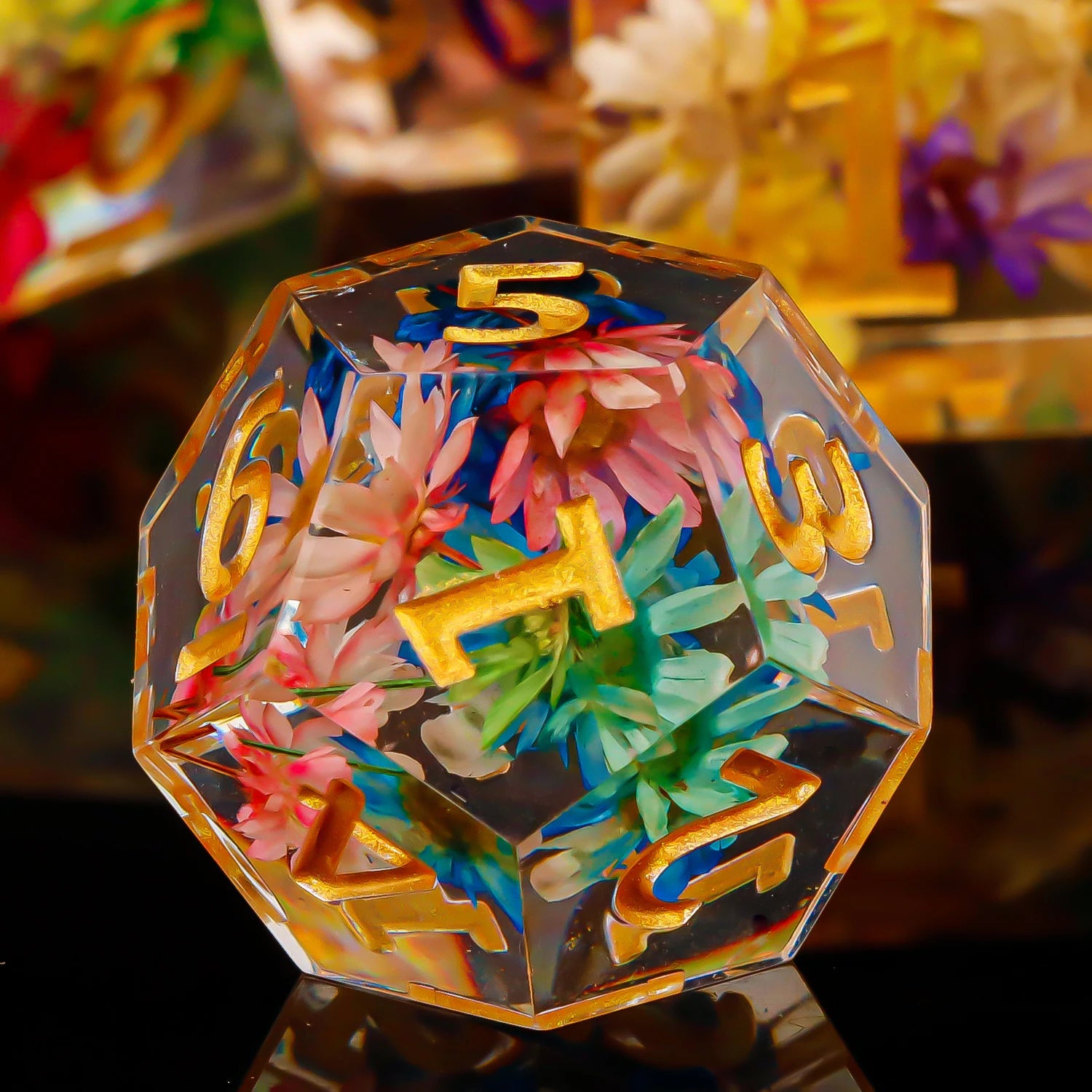 Shadewarden – Liquid‑Core 7‑Piece Dice Set