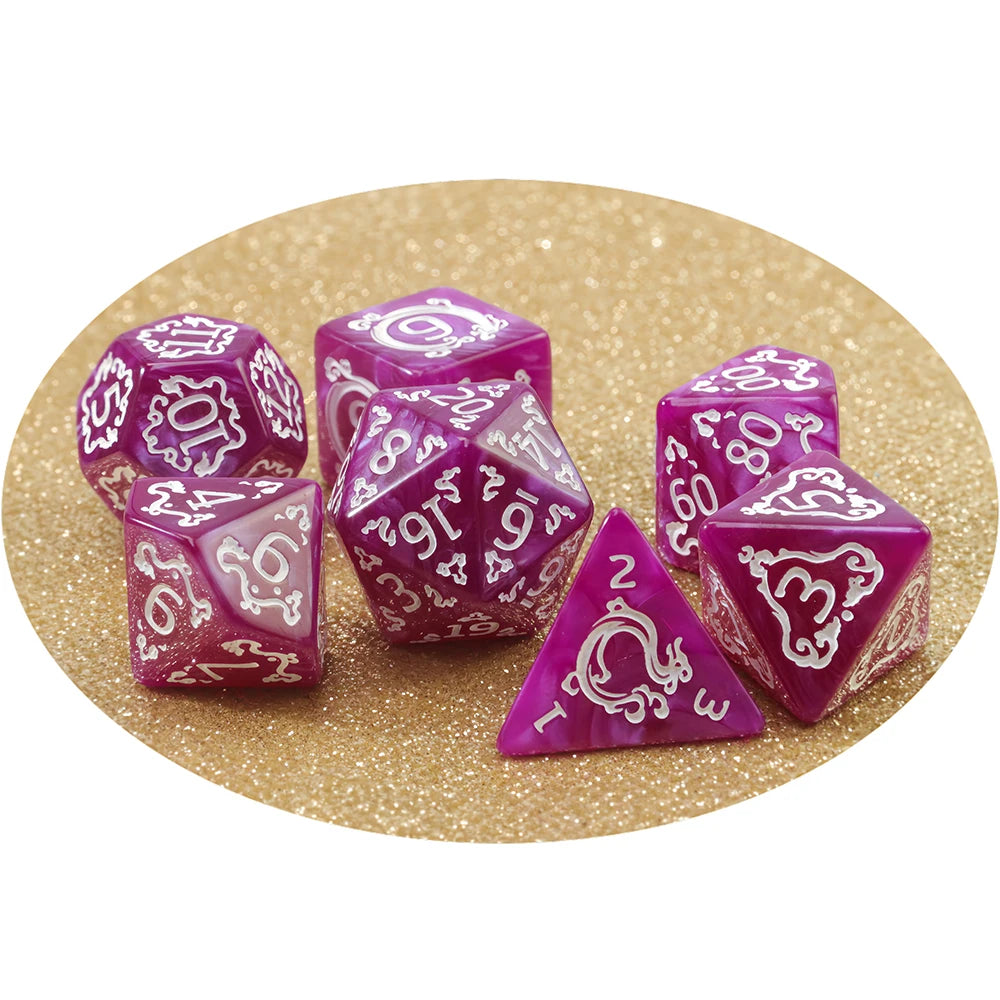 Aethercoast – 7‑Piece Dice Set