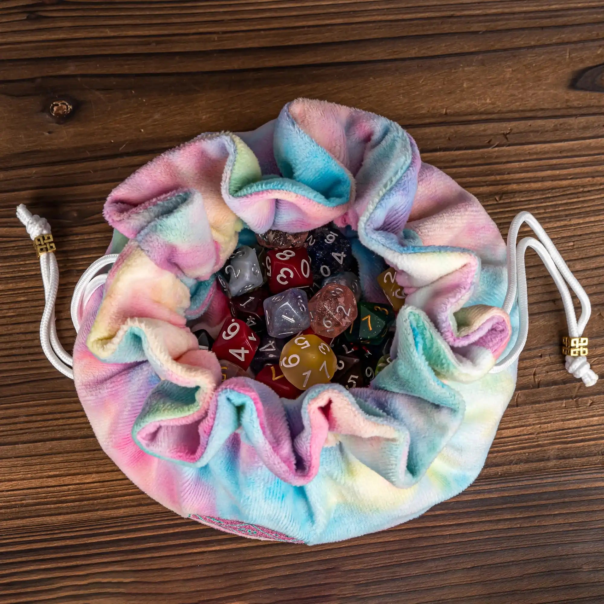 Ethereal Crest – Drawstring Dice Bag