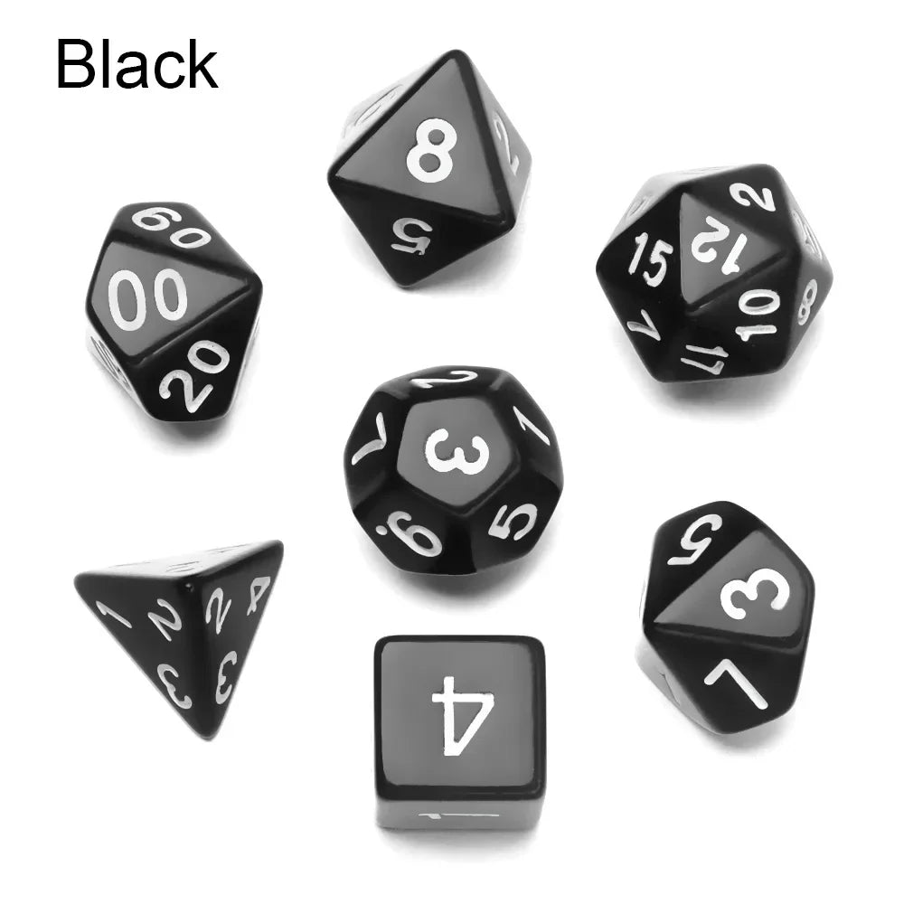 Arcane Veil – 7‑Piece Dice Set