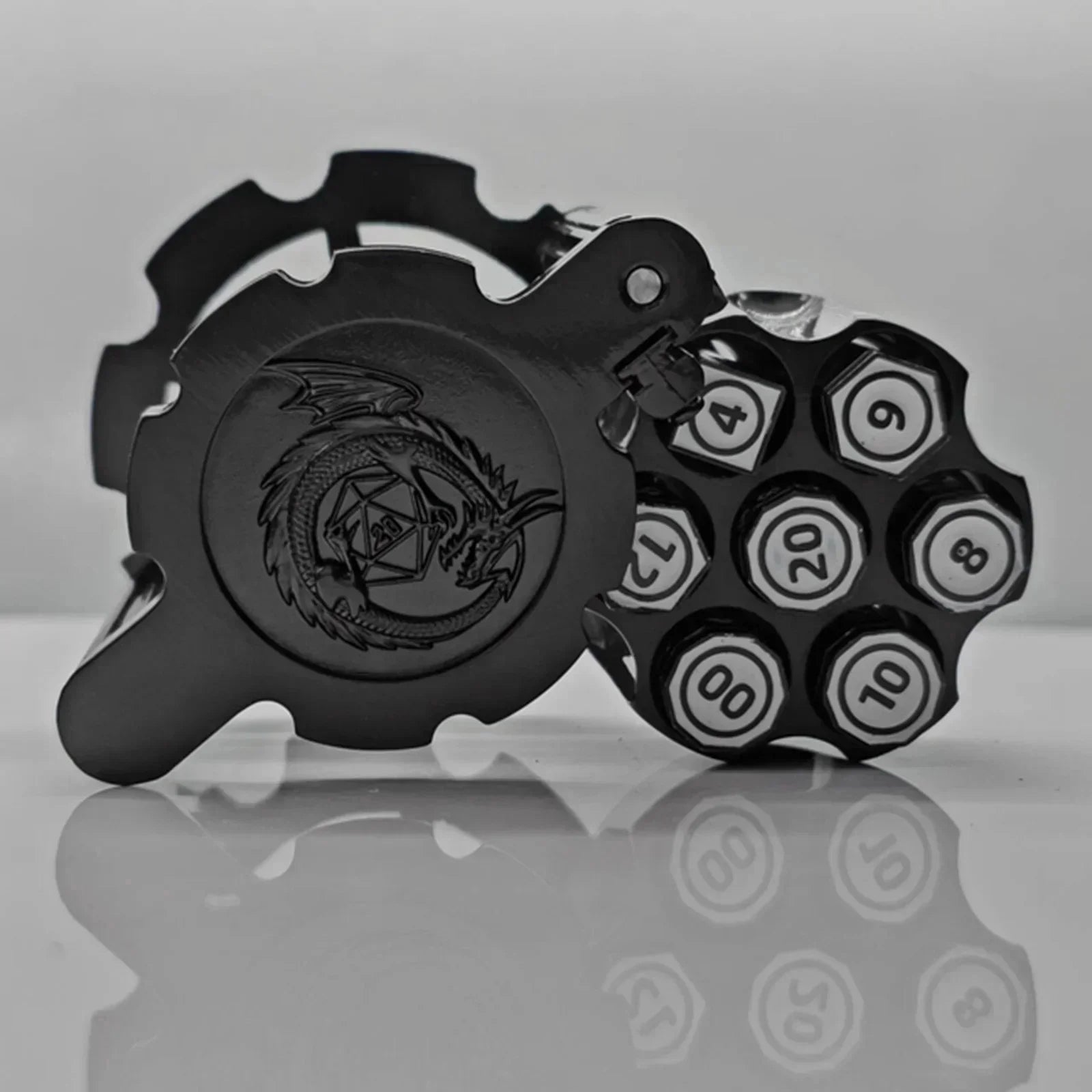 Stormcalling – Metal 7‑Piece Dice Set