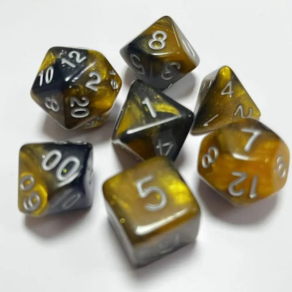 Infernal Aegis – 7‑Piece Dice Set