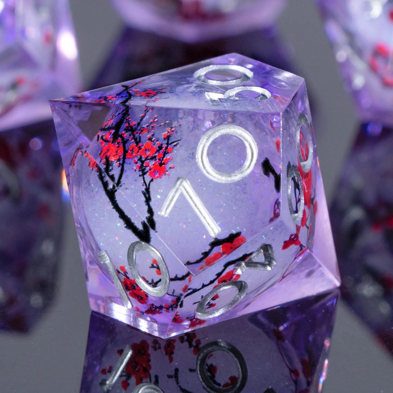 Voidwhisper – Liquid‑Core 7‑Piece Dice Set