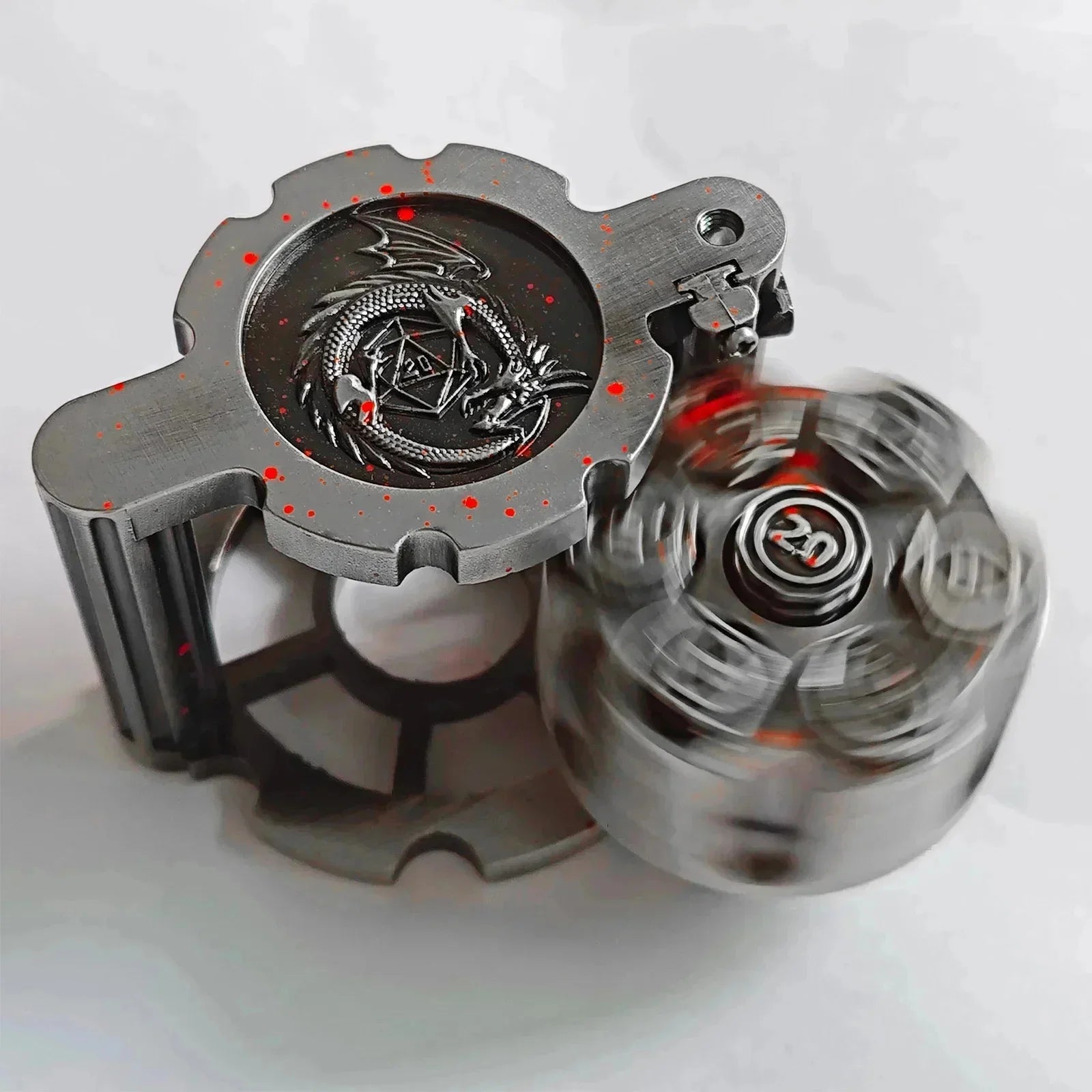 Stormcalling – Metal 7‑Piece Dice Set