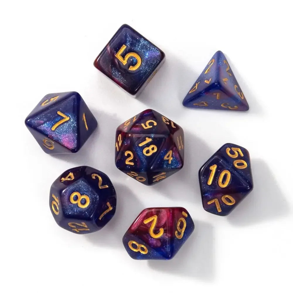 Infernal Aegis – 7‑Piece Dice Set