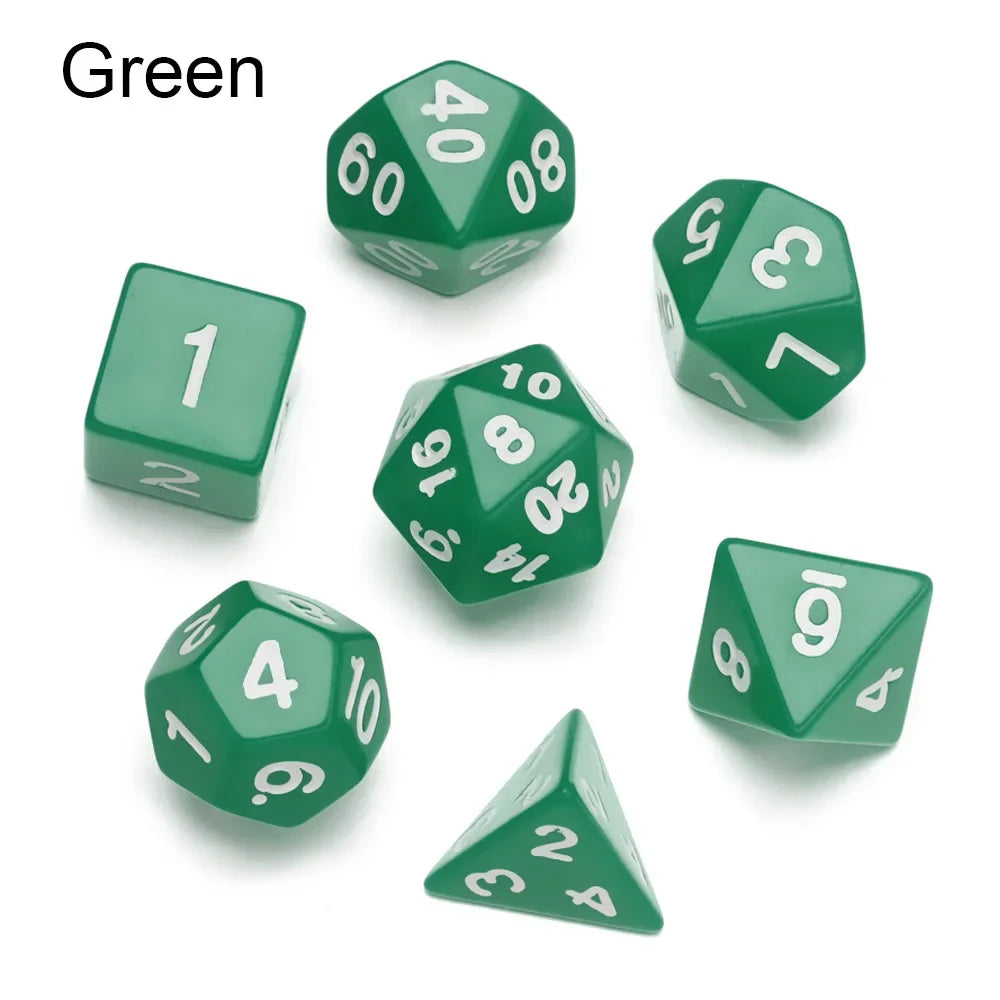 Arcane Veil – 7‑Piece Dice Set