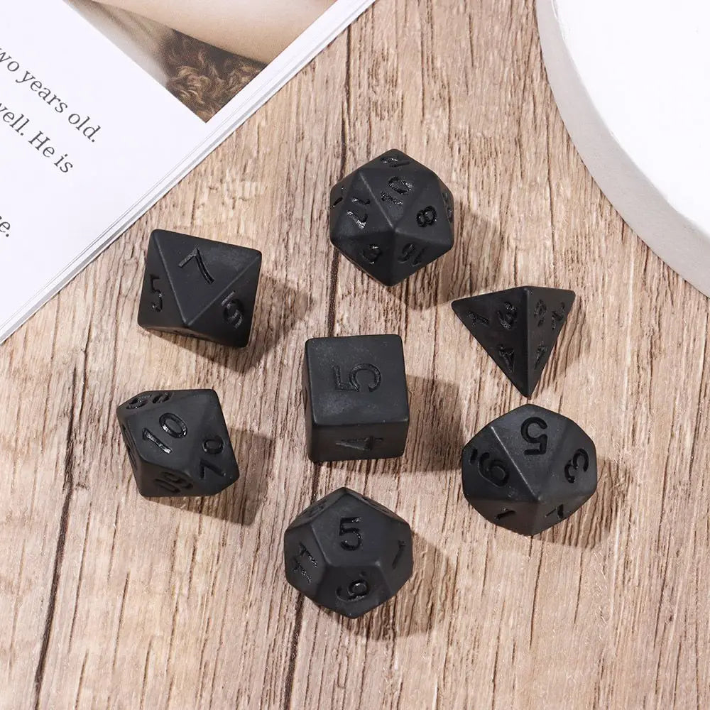 Arcane Veil – 7‑Piece Dice Set