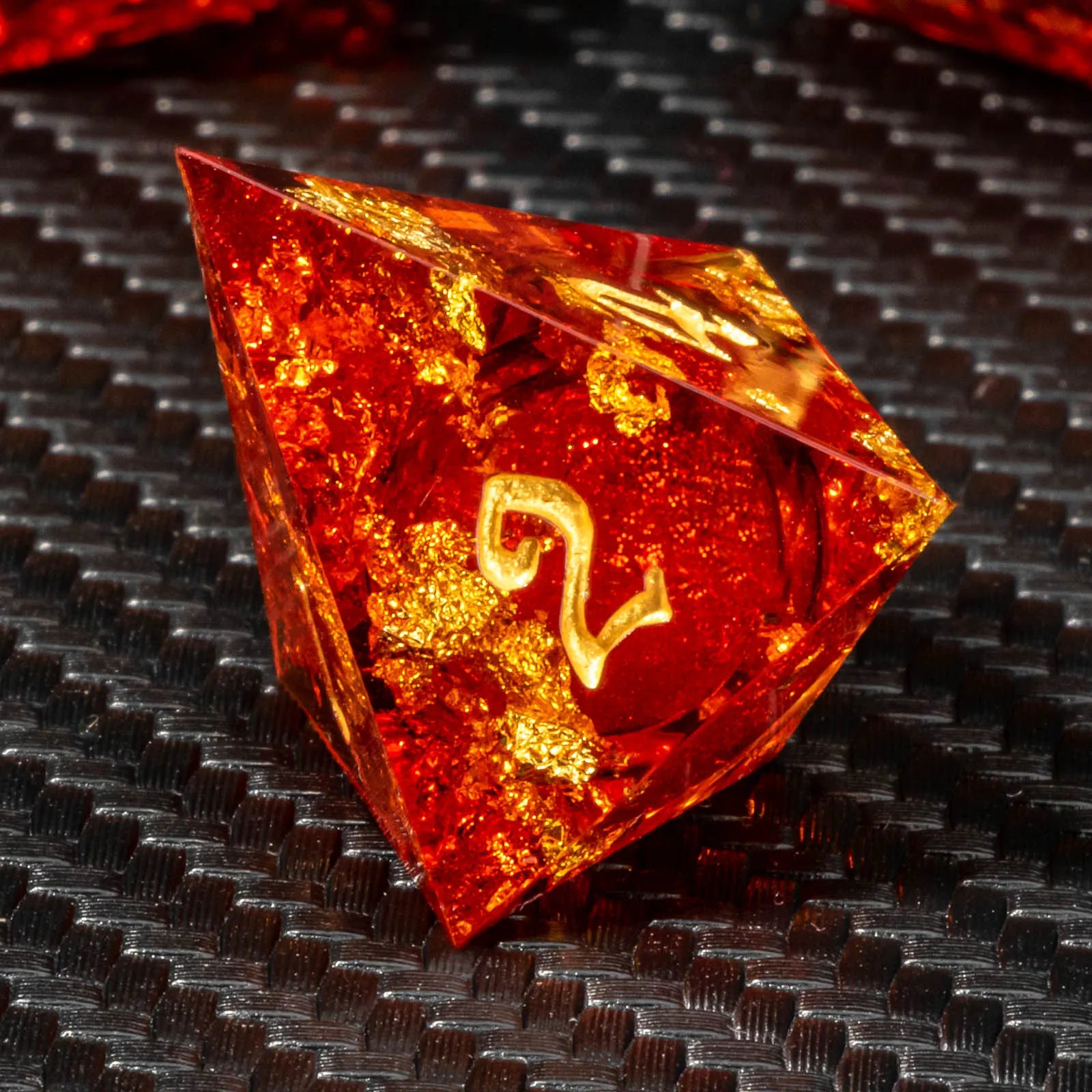 Shadowspire – Metal 7‑Piece Dice Set