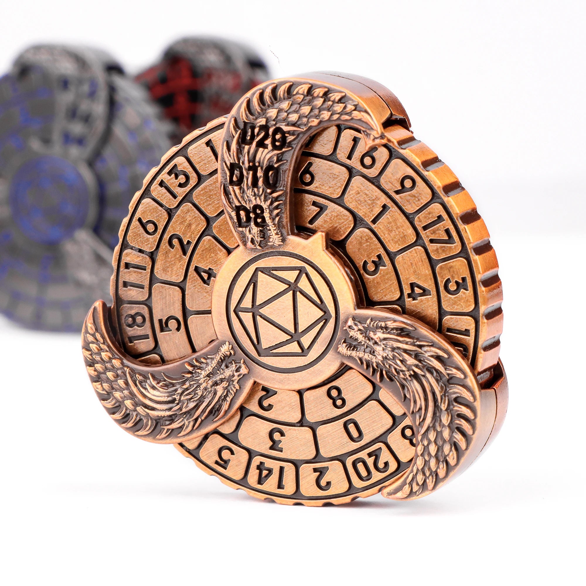 Golden Forge 7-in-1 Spinner Dice Set