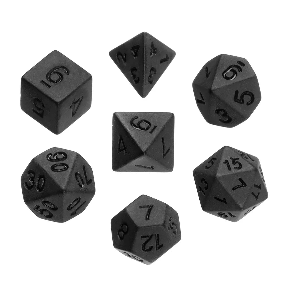 Arcane Veil – 7‑Piece Dice Set
