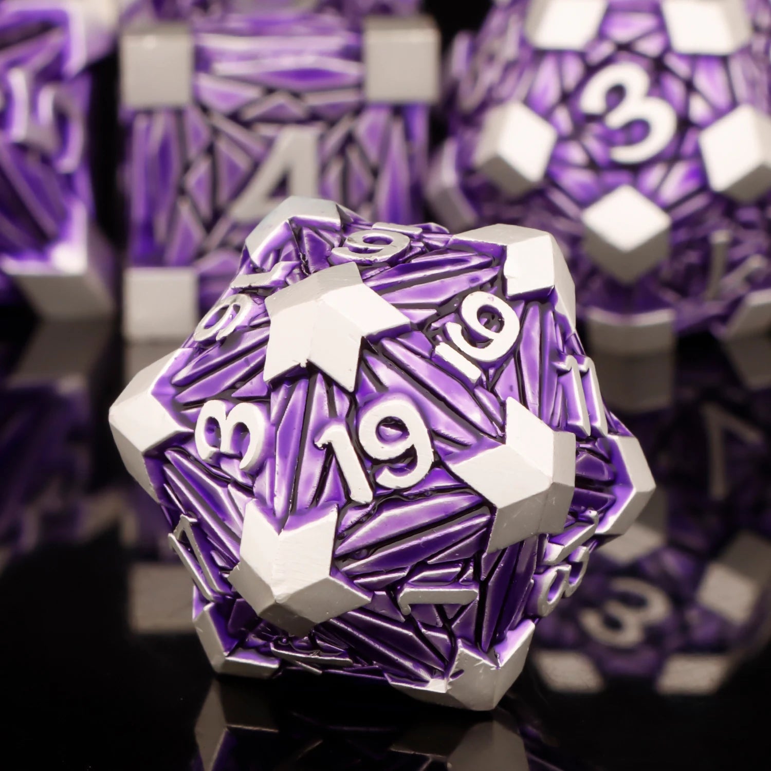 Shadewarden – Liquid‑Core 7‑Piece Dice Set