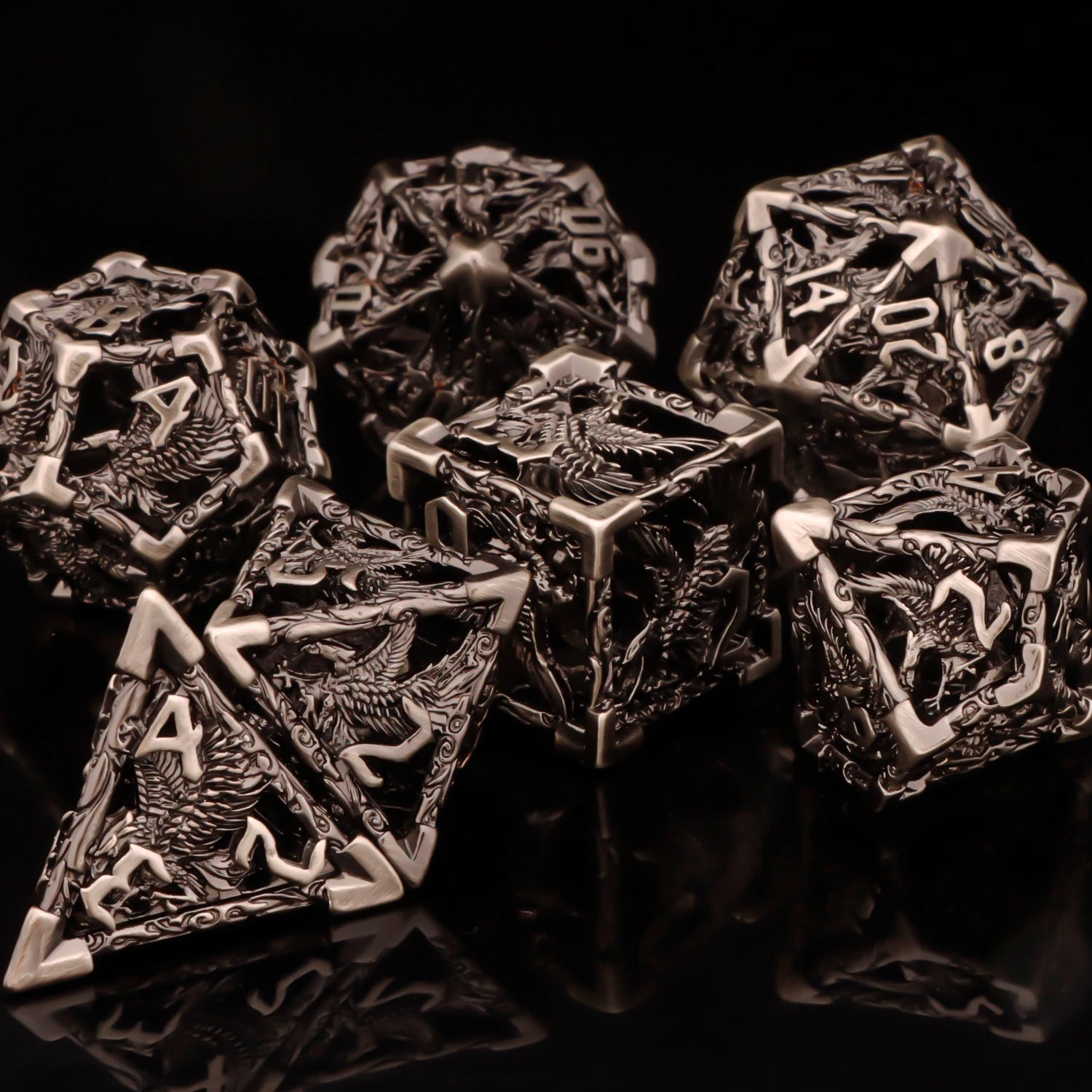 Shadewarden – Liquid‑Core 7‑Piece Dice Set