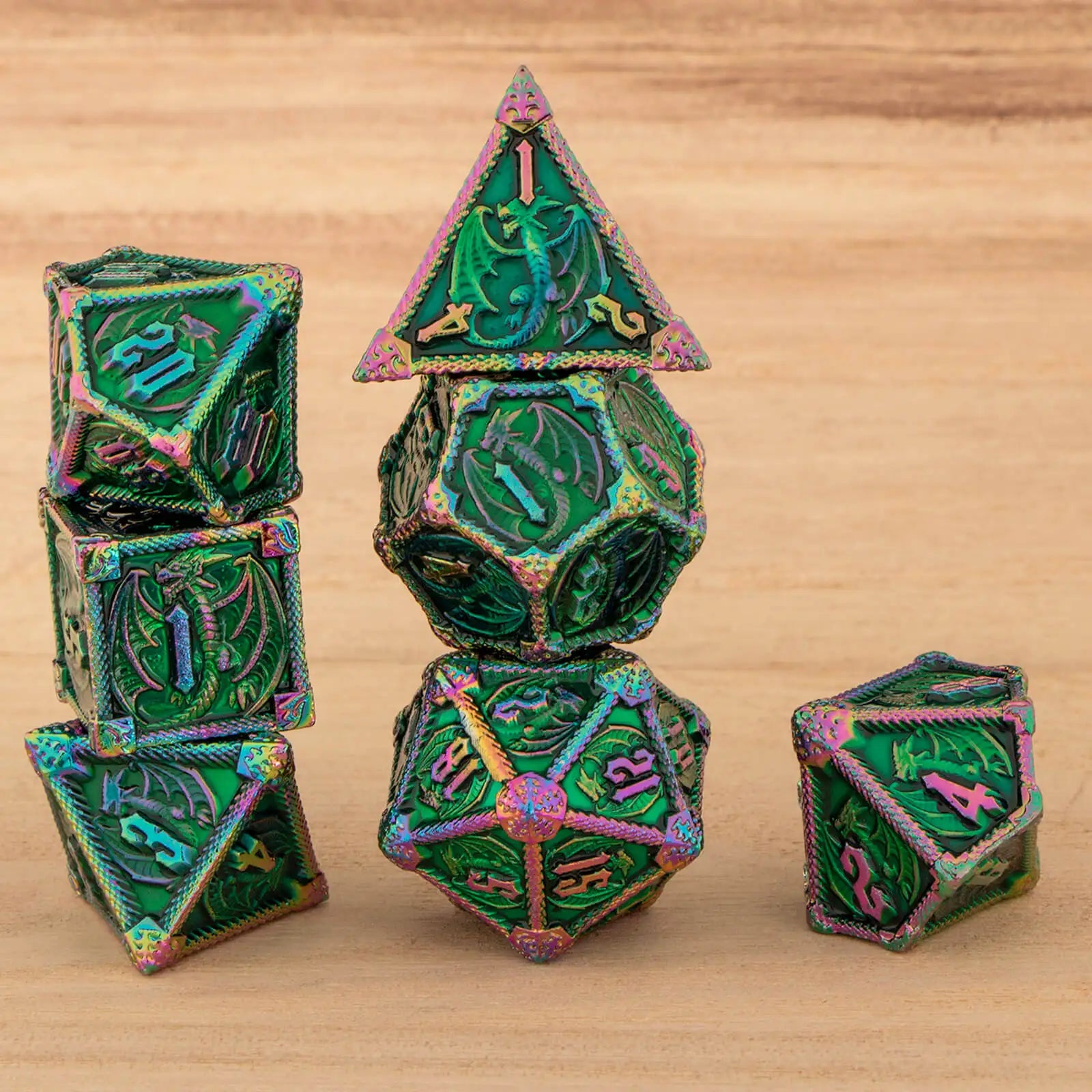 Ethereal Forge – 7‑Piece Dice Set