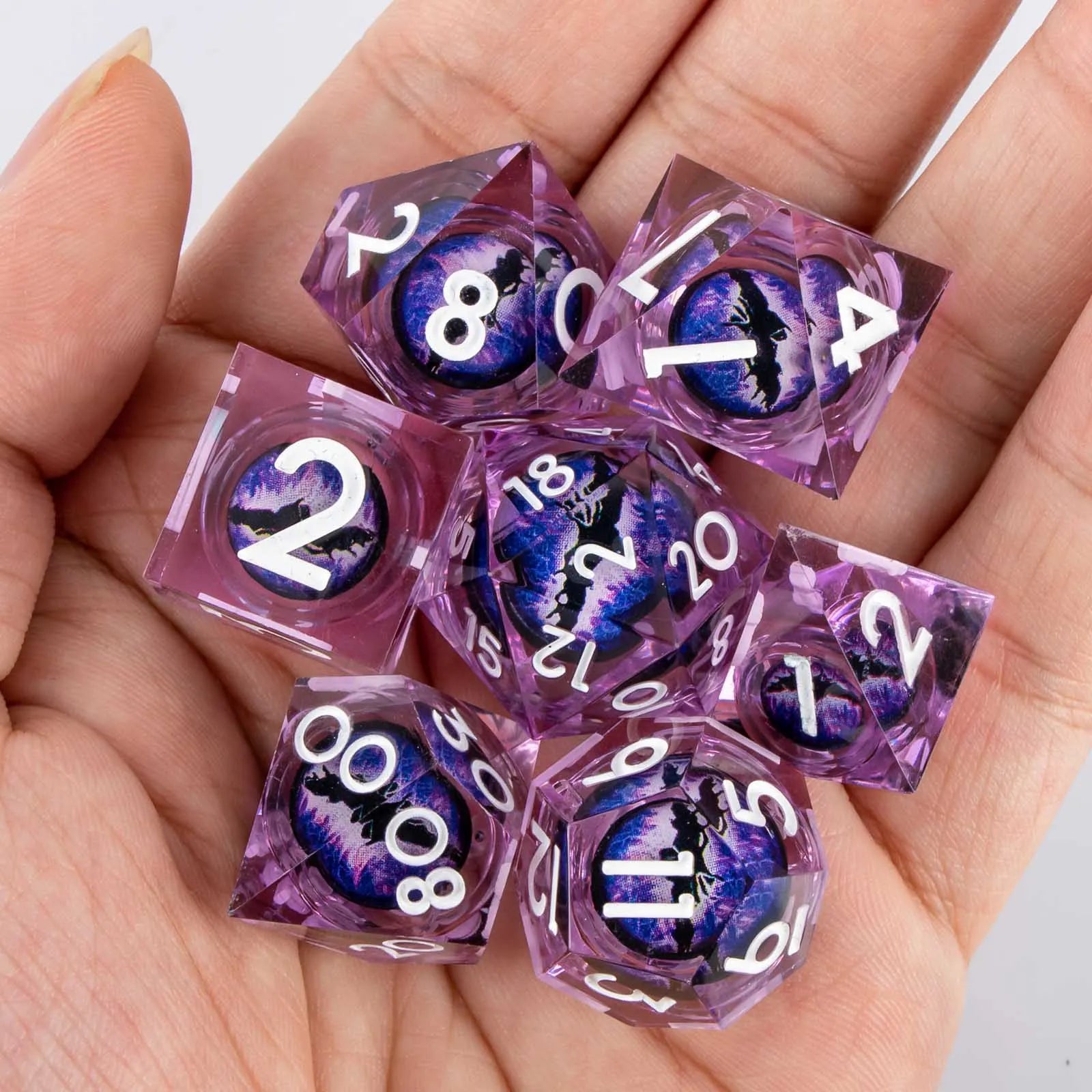 Shadewarden – Liquid‑Core 7‑Piece Dice Set