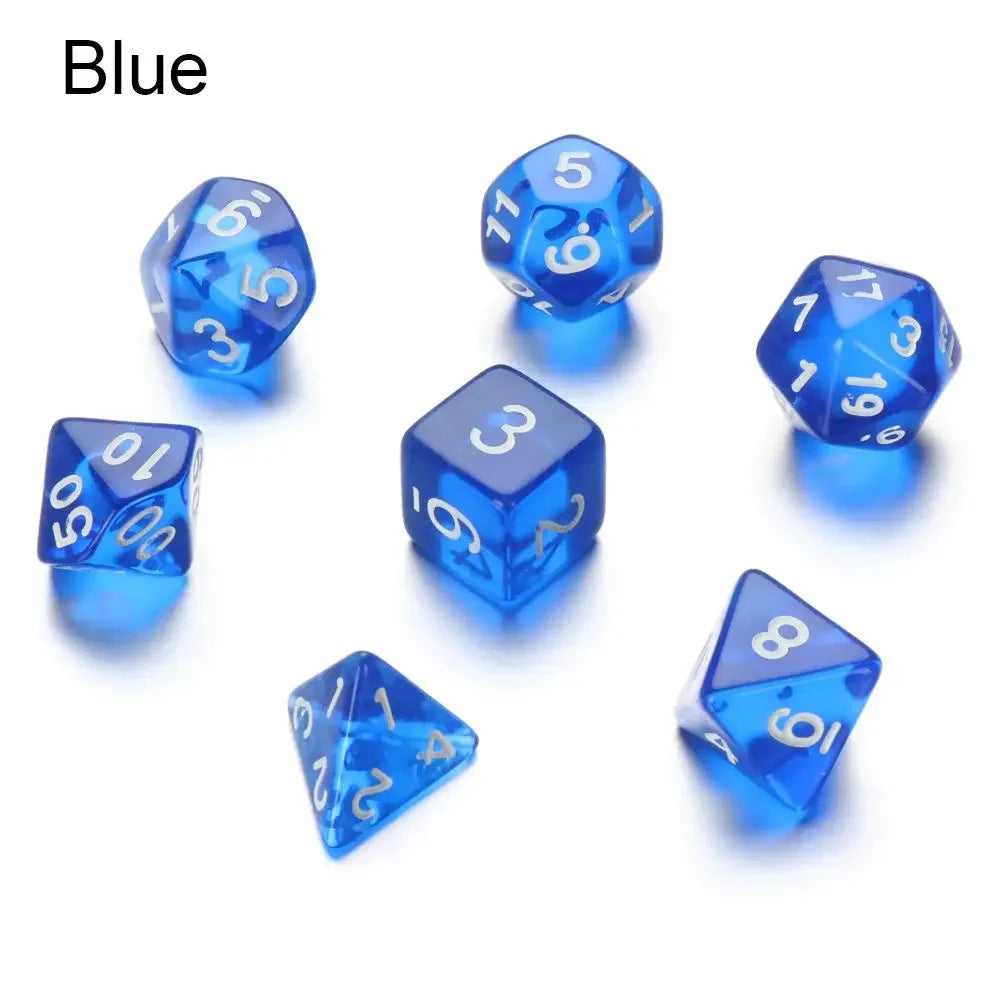 Infernal Aegis – 7‑Piece Dice Set