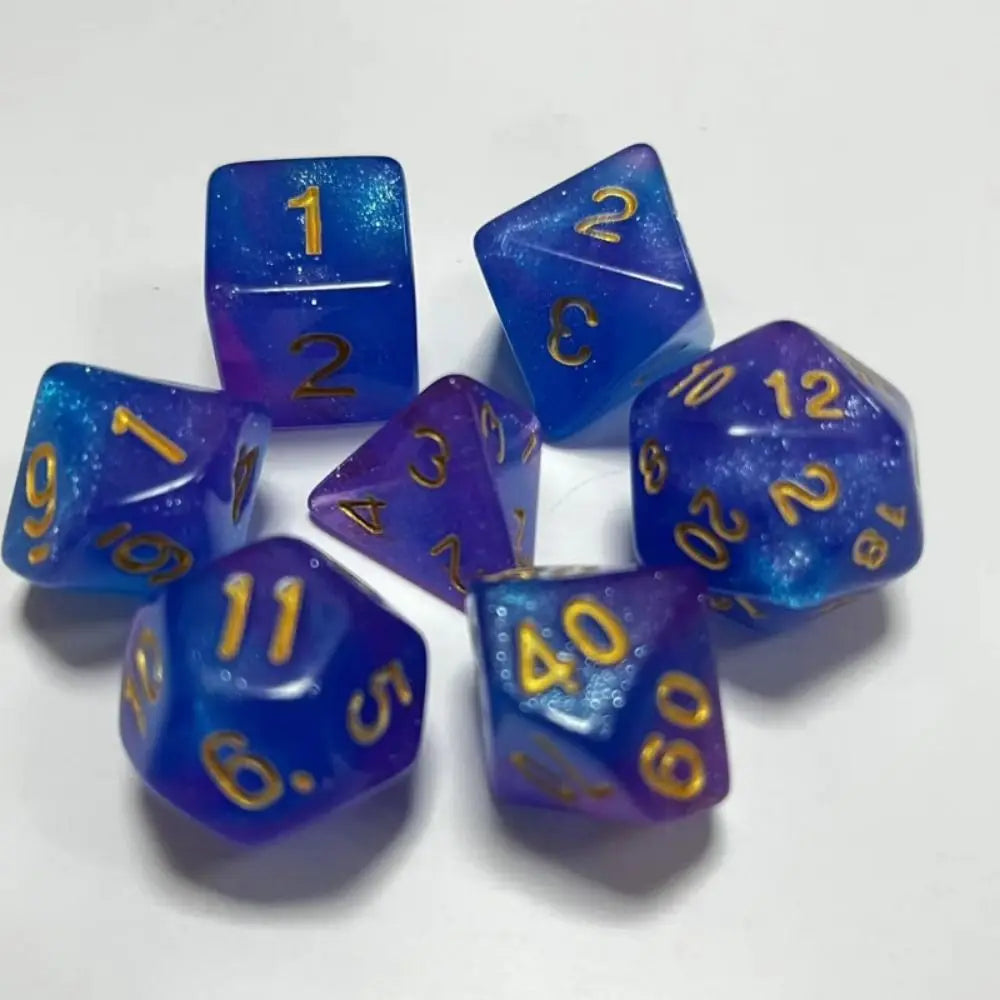 Infernal Aegis – 7‑Piece Dice Set