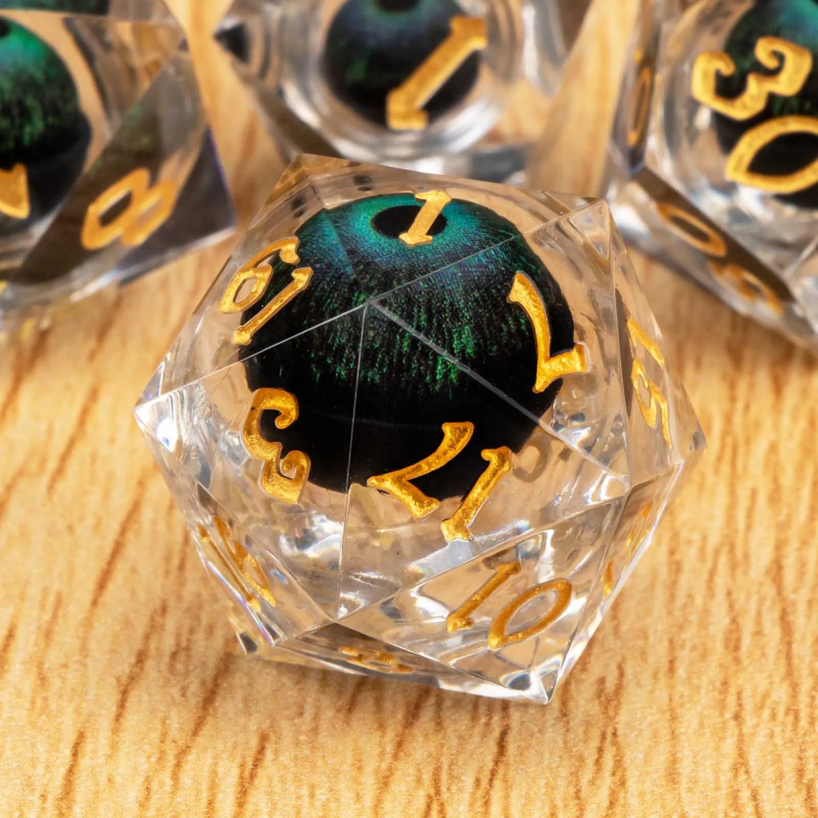 Shadewarden – Liquid‑Core 7‑Piece Dice Set