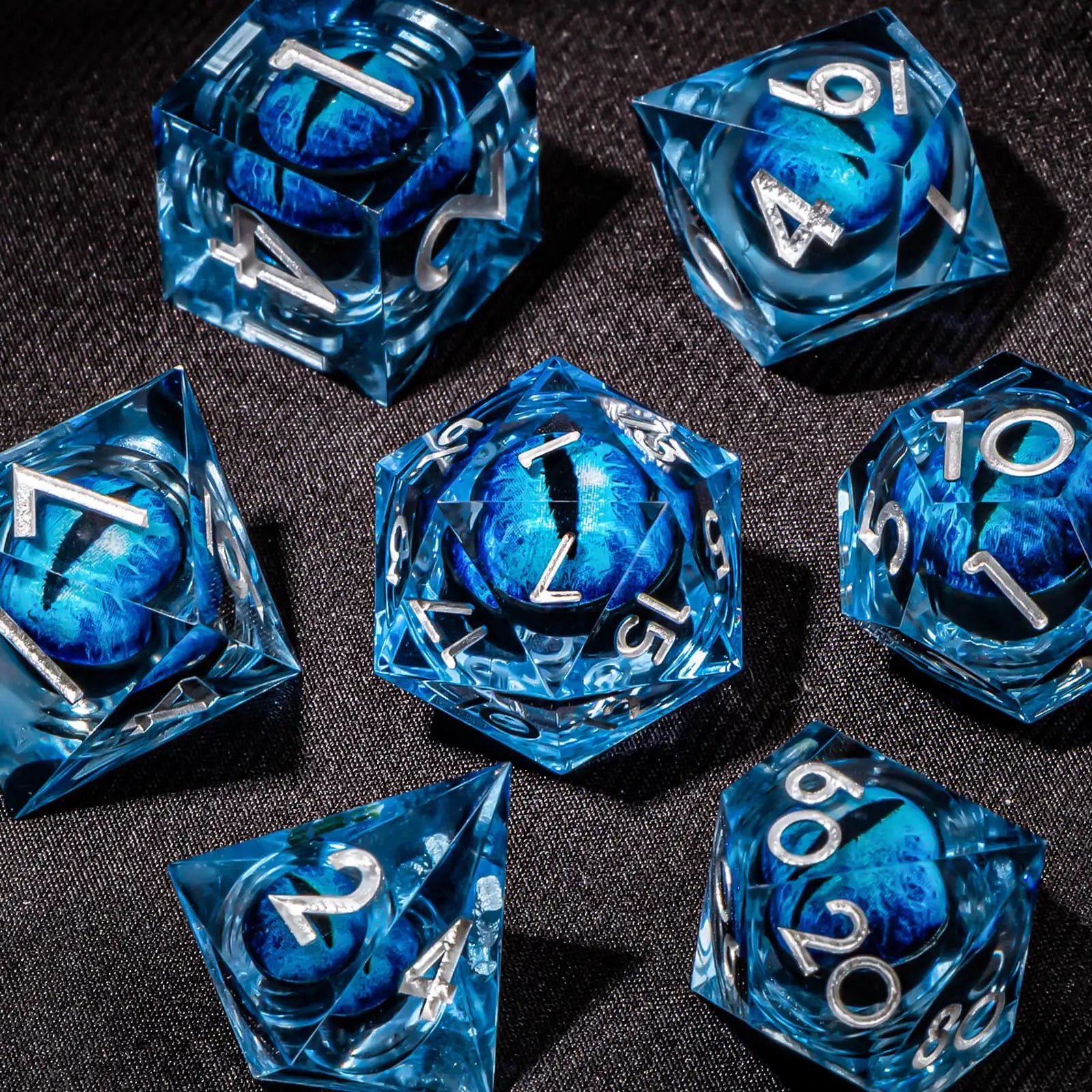 Shadewarden – Liquid‑Core 7‑Piece Dice Set