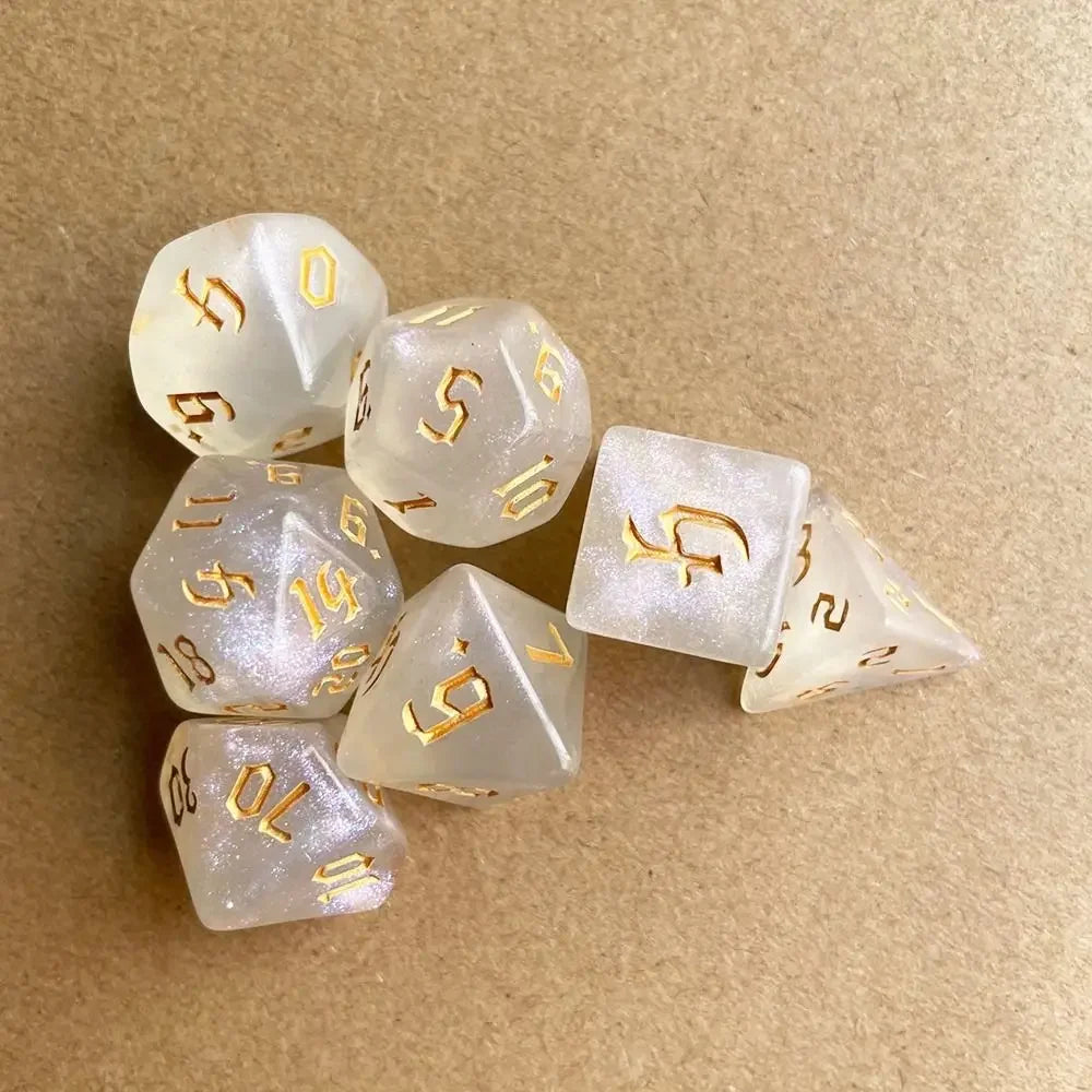 Infernal Aegis – 7‑Piece Dice Set